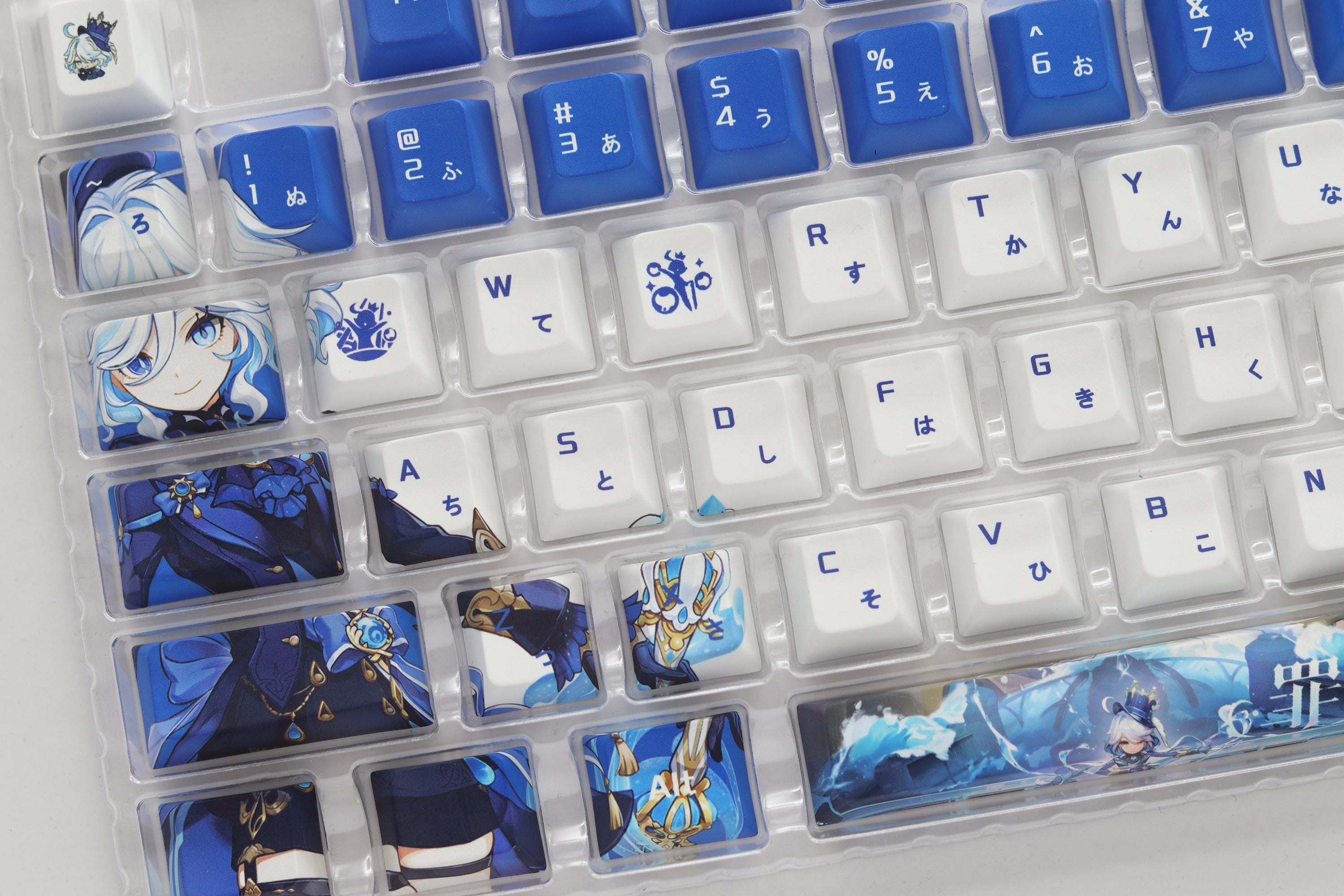 Glacier Genshin Impact Keycaps Set