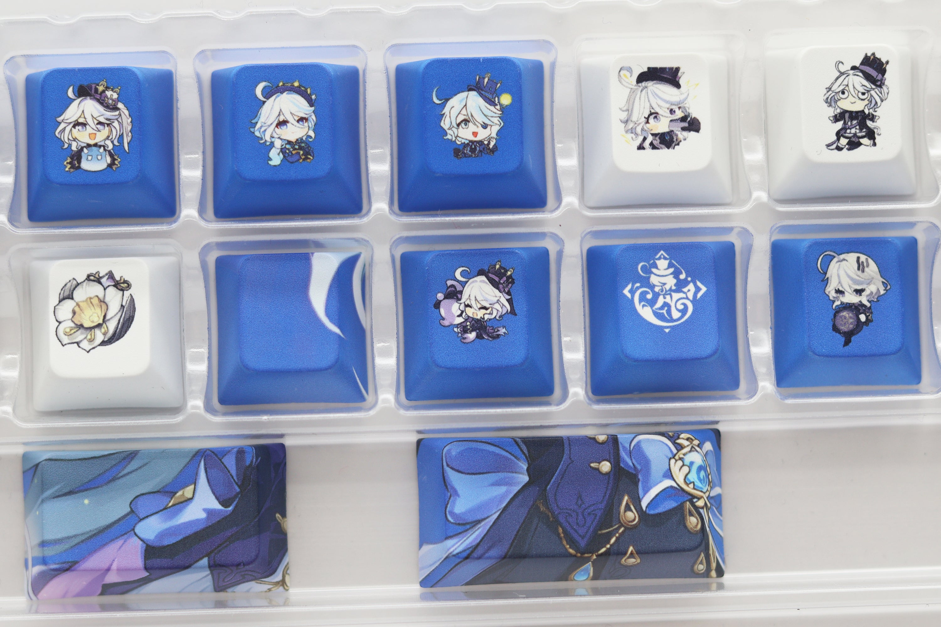 Glacier Genshin Impact Keycaps Set