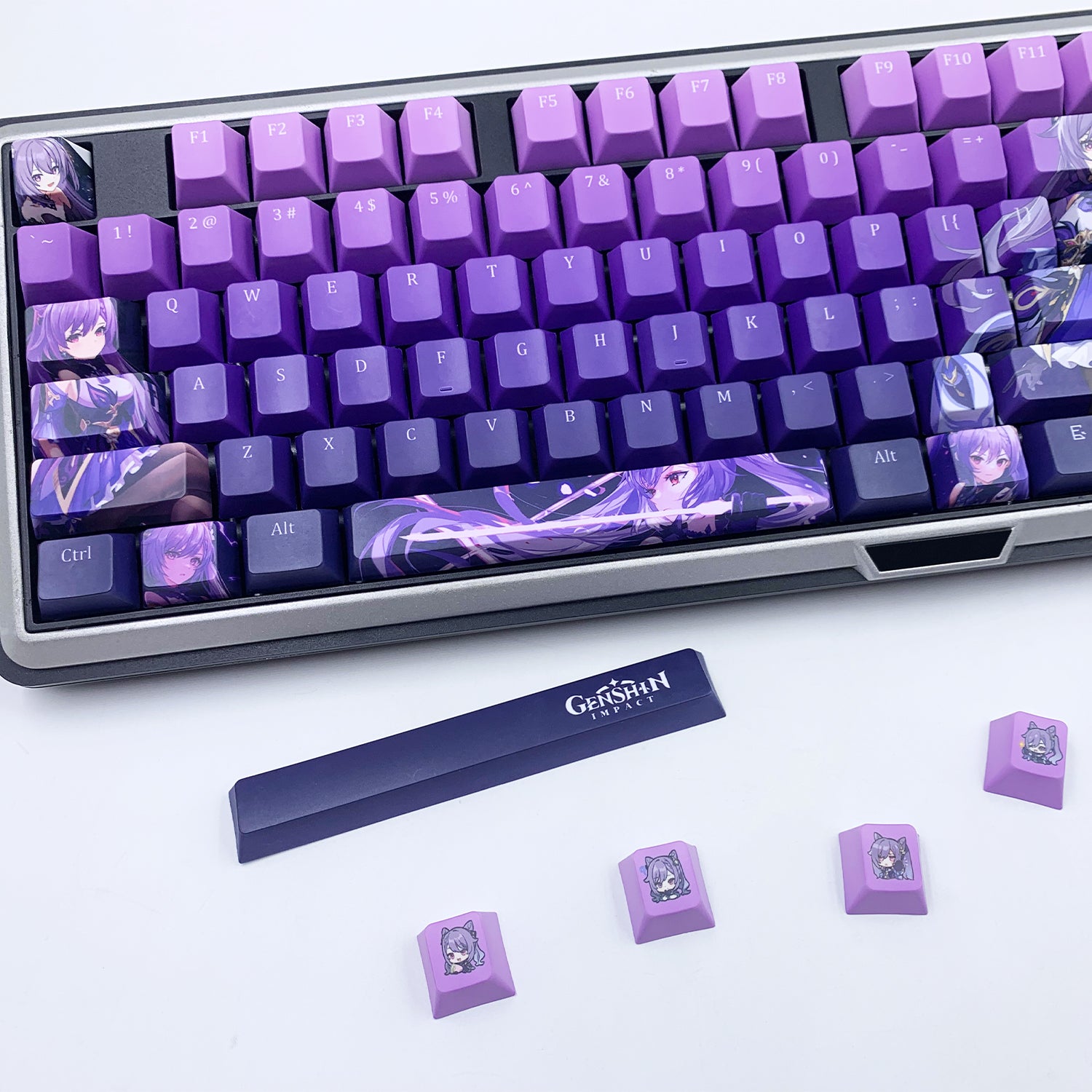Glacier Genshin Impact Keycaps Set
