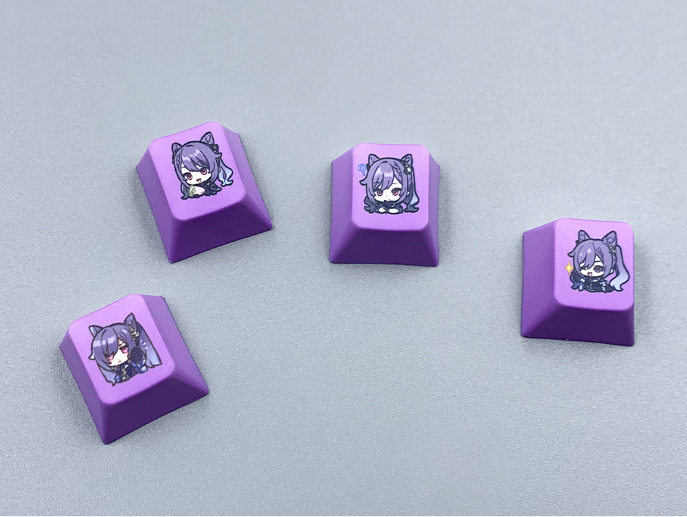 Glacier Genshin Impact Keycaps Set