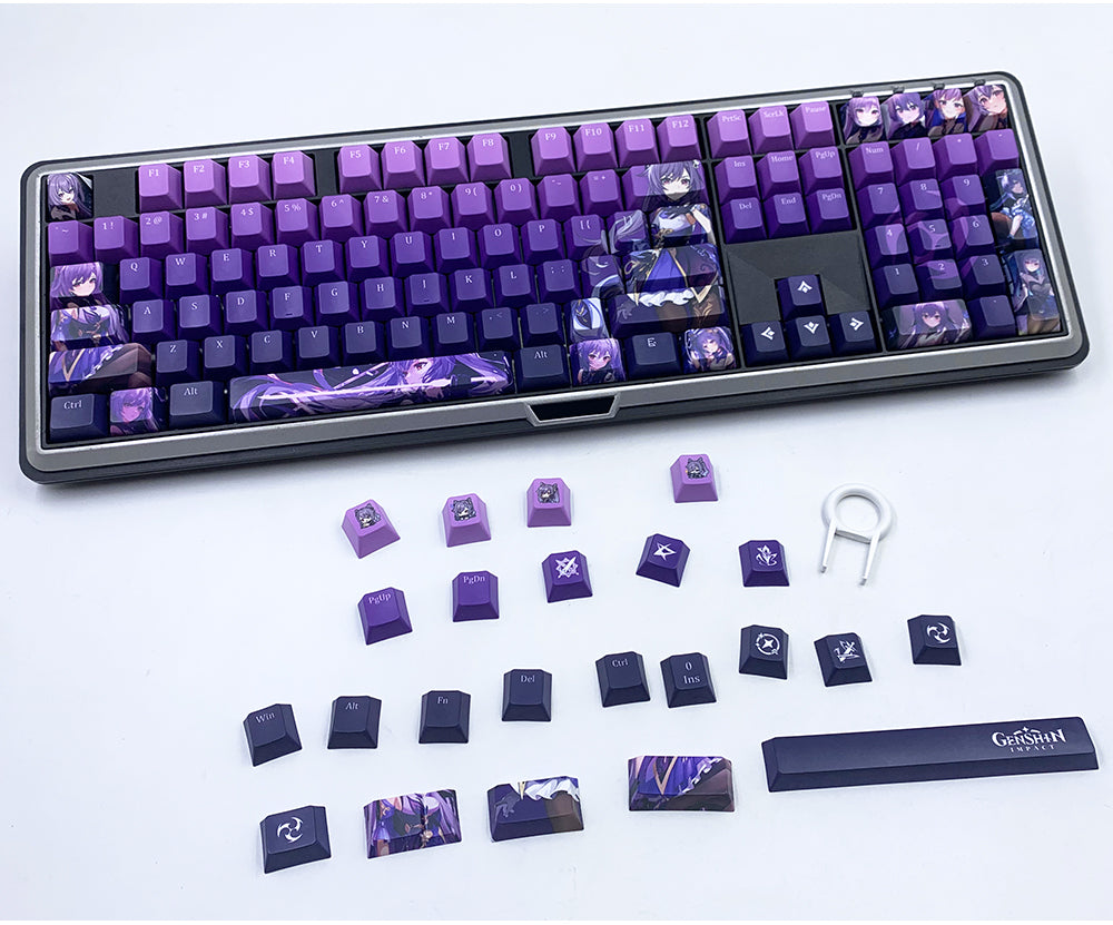 Glacier Genshin Impact Keycaps Set
