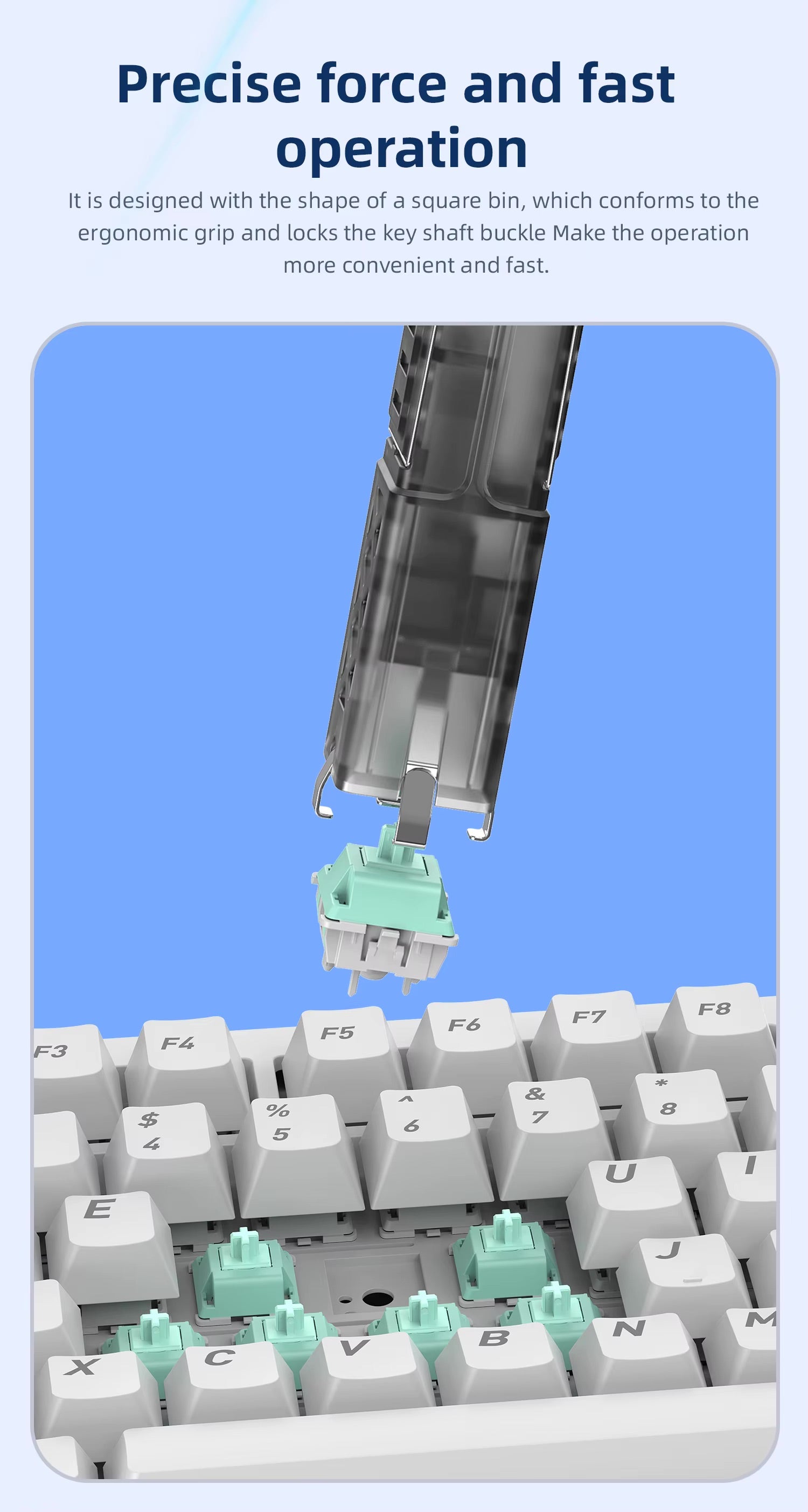 How to Use a Keycap Puller and Switch Puller Without Damage