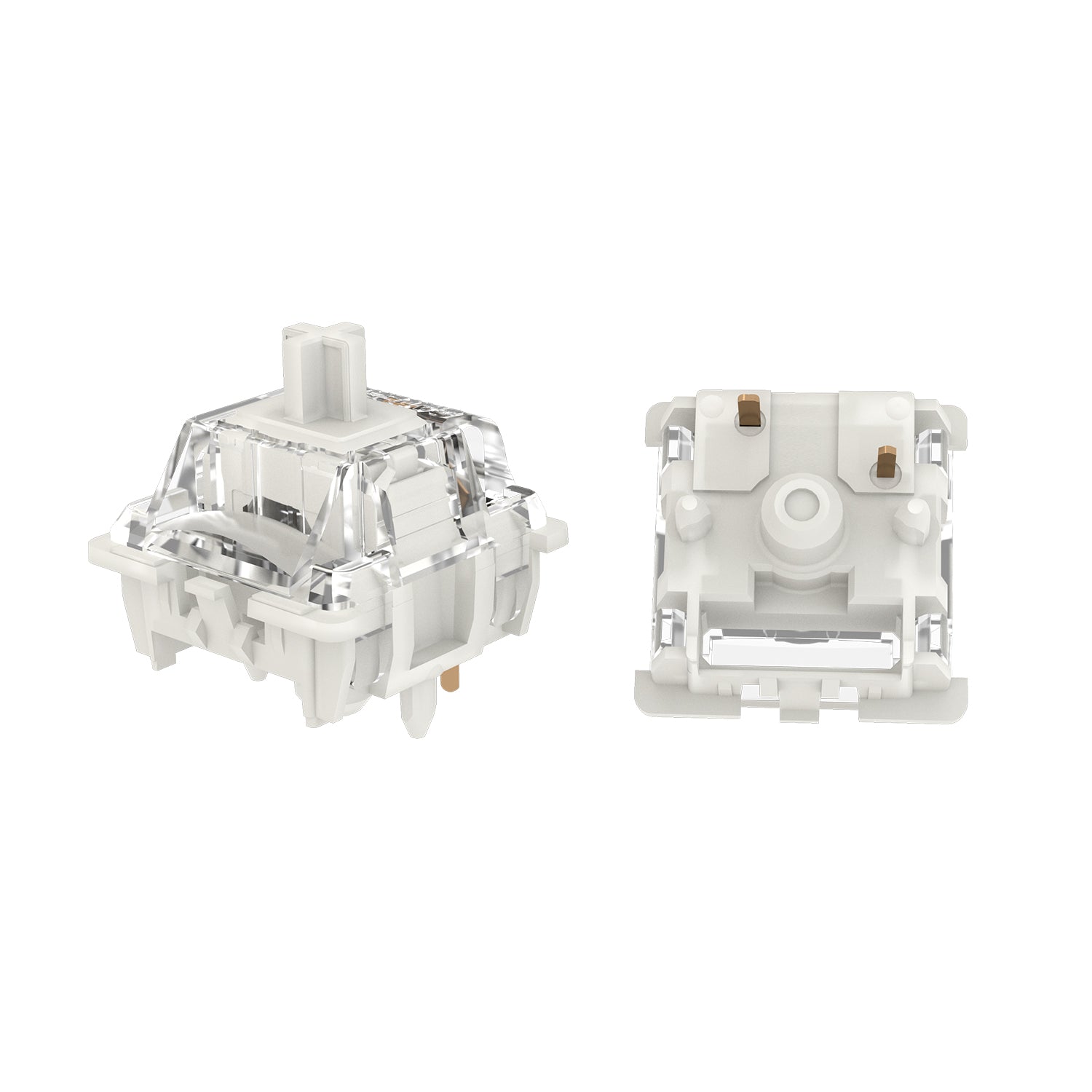 Glacier Gateron G Pro 3.0 Switches Set with Key Switches/Caps Puller Included-White-5-Pin