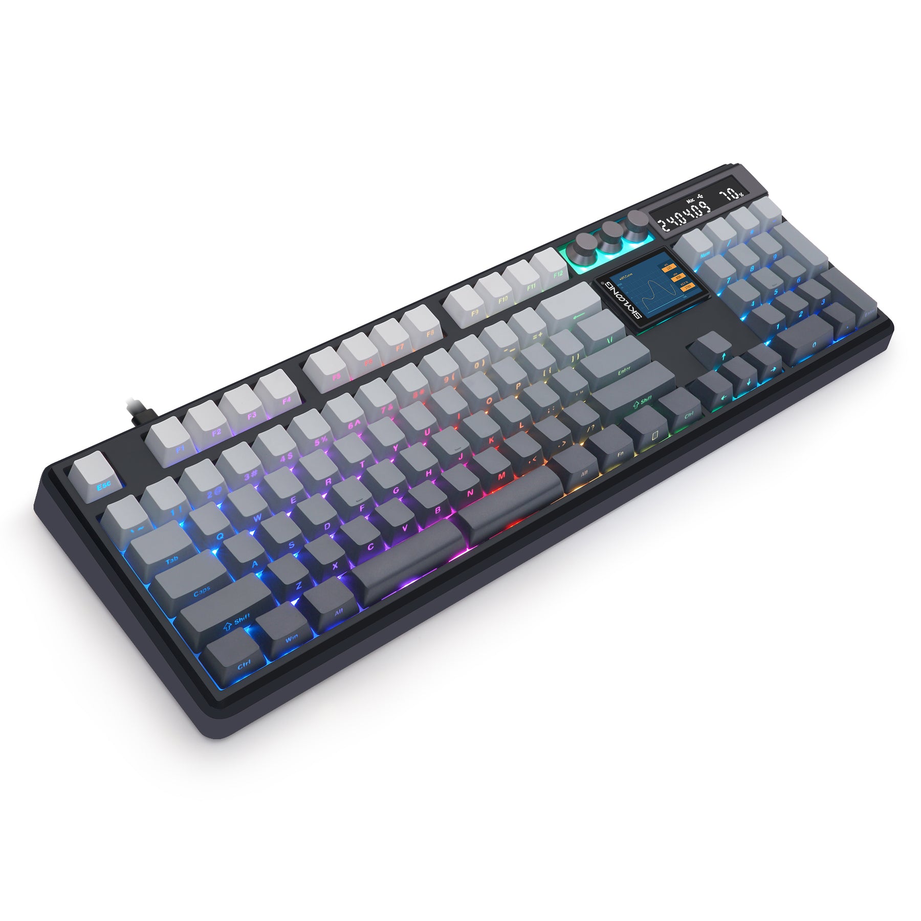 Glacier Skyloong GK104 Pro Wireless/Wired Mechanical Keyboard ...