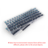 Glacier Skyloong GK7 PBT Translucent Keycaps-