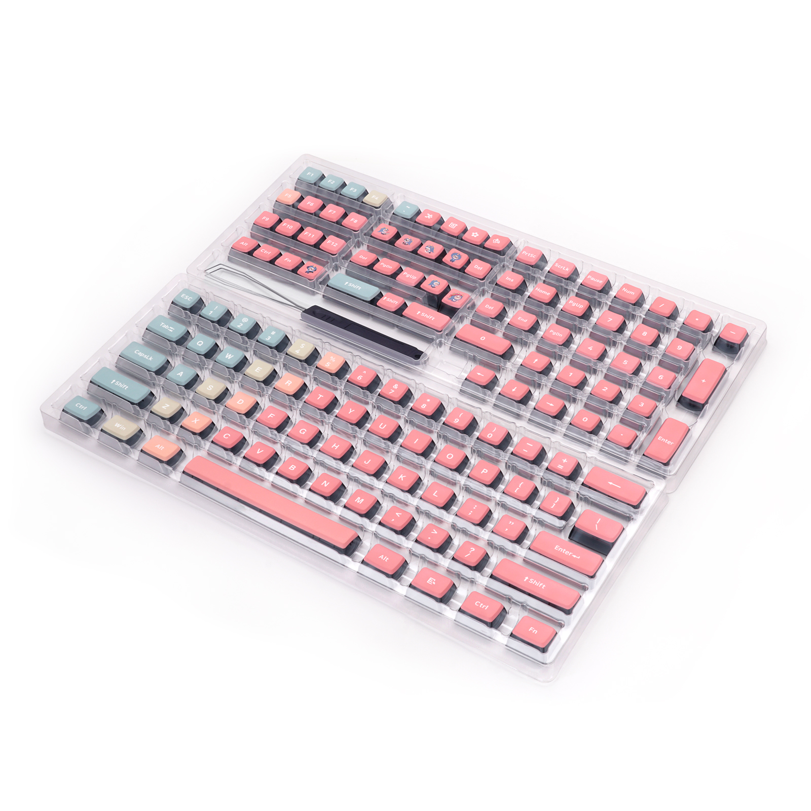 Glacier Skyloong GK7 PBT Translucent Keycaps-