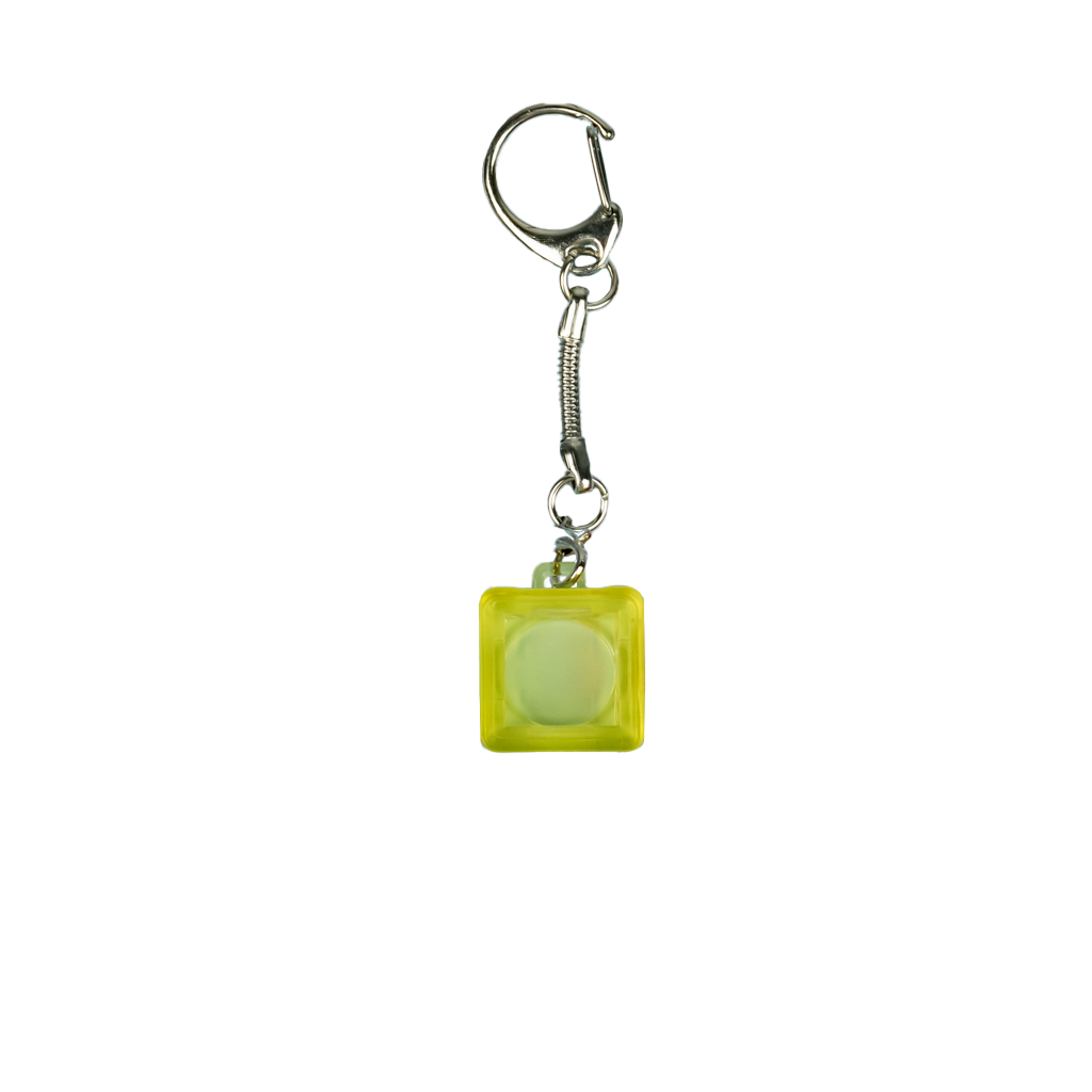 Glacier Mechanical Switches Keychain/Fidget/Tester (Switch and Keycap not included)-Yellow-