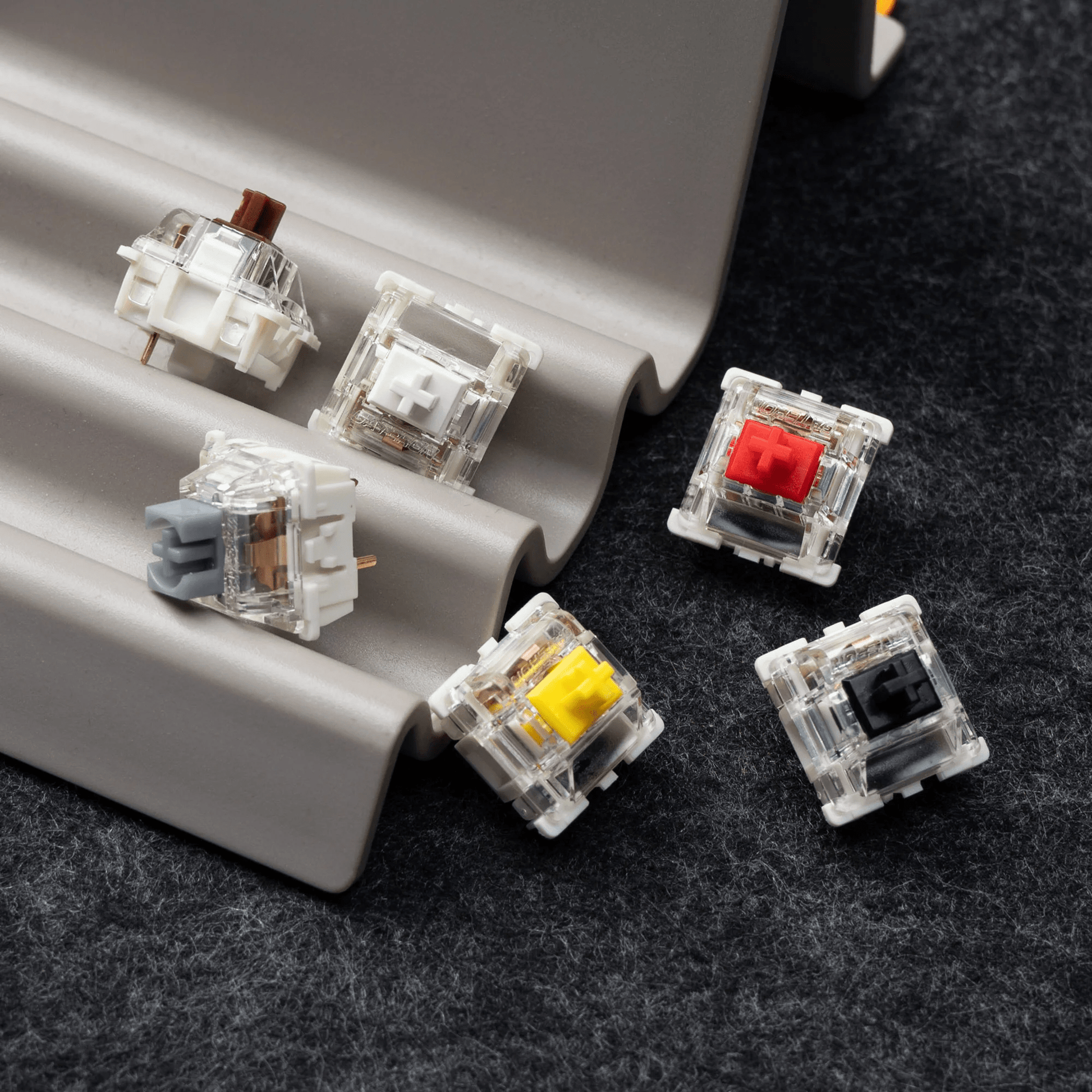 Glacier Gateron G Pro 3.0 Switches Set with Key Switches/Caps Puller Included-