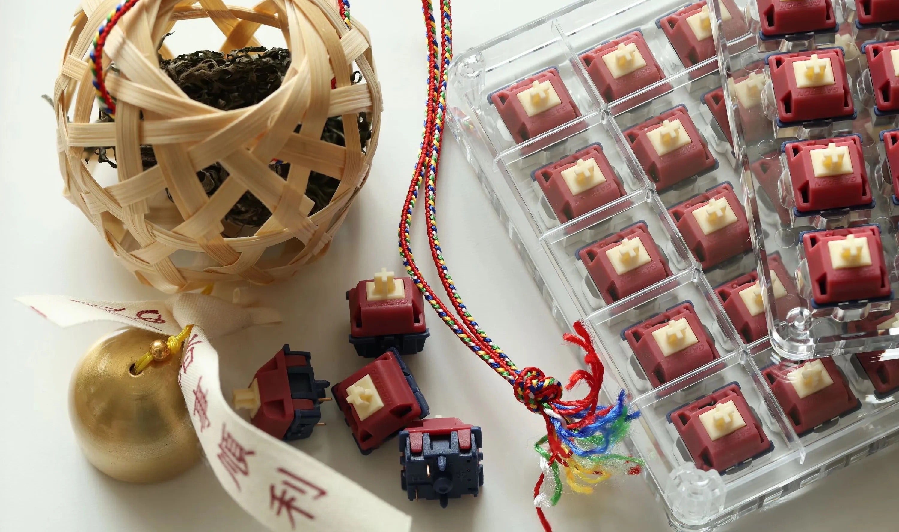 キーボード gateron quinn GATERON Quinn Switches Tactile 59gf RGB 5 Pin Pre Lubed for