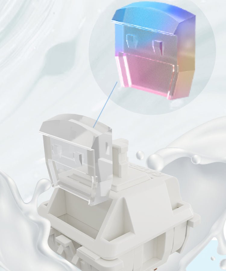 Gateron Sea Salt Smoothie 48g Linear PCB Mount Switch - Thumbnail 4