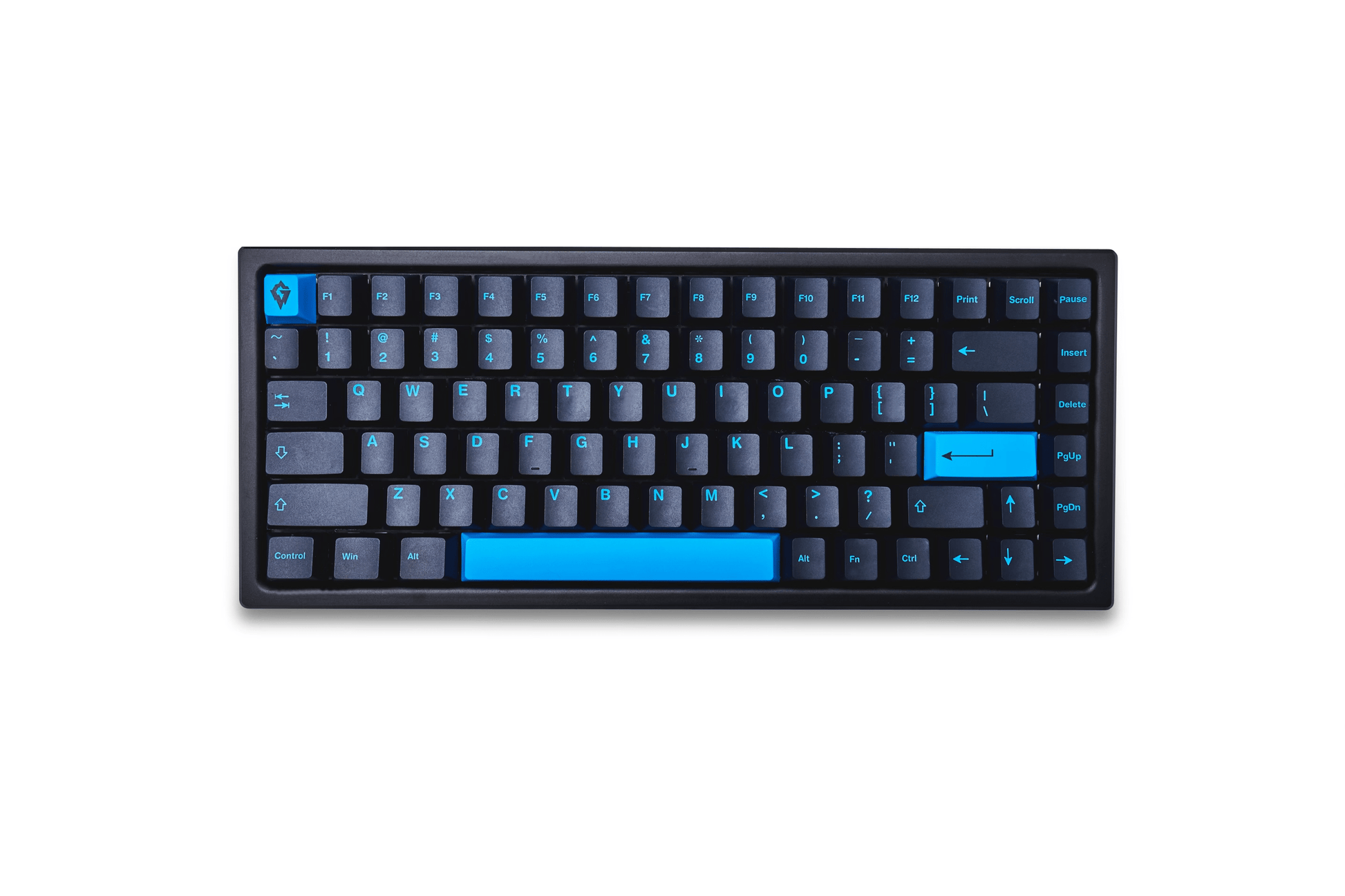 Glacier Blue PBT Cherry Profile Keycaps Set-