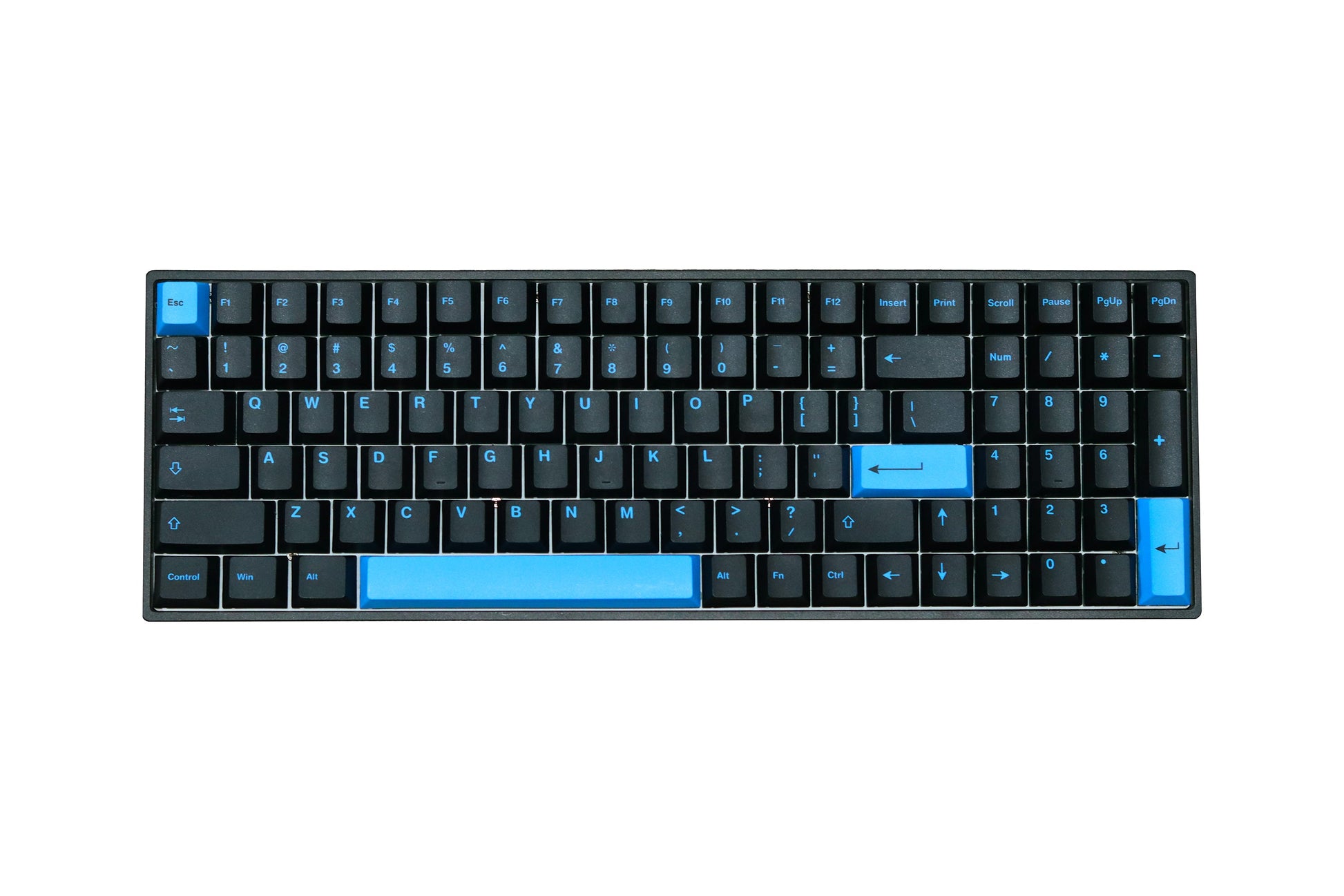 Glacier Blue PBT Cherry Profile Keycaps Set-