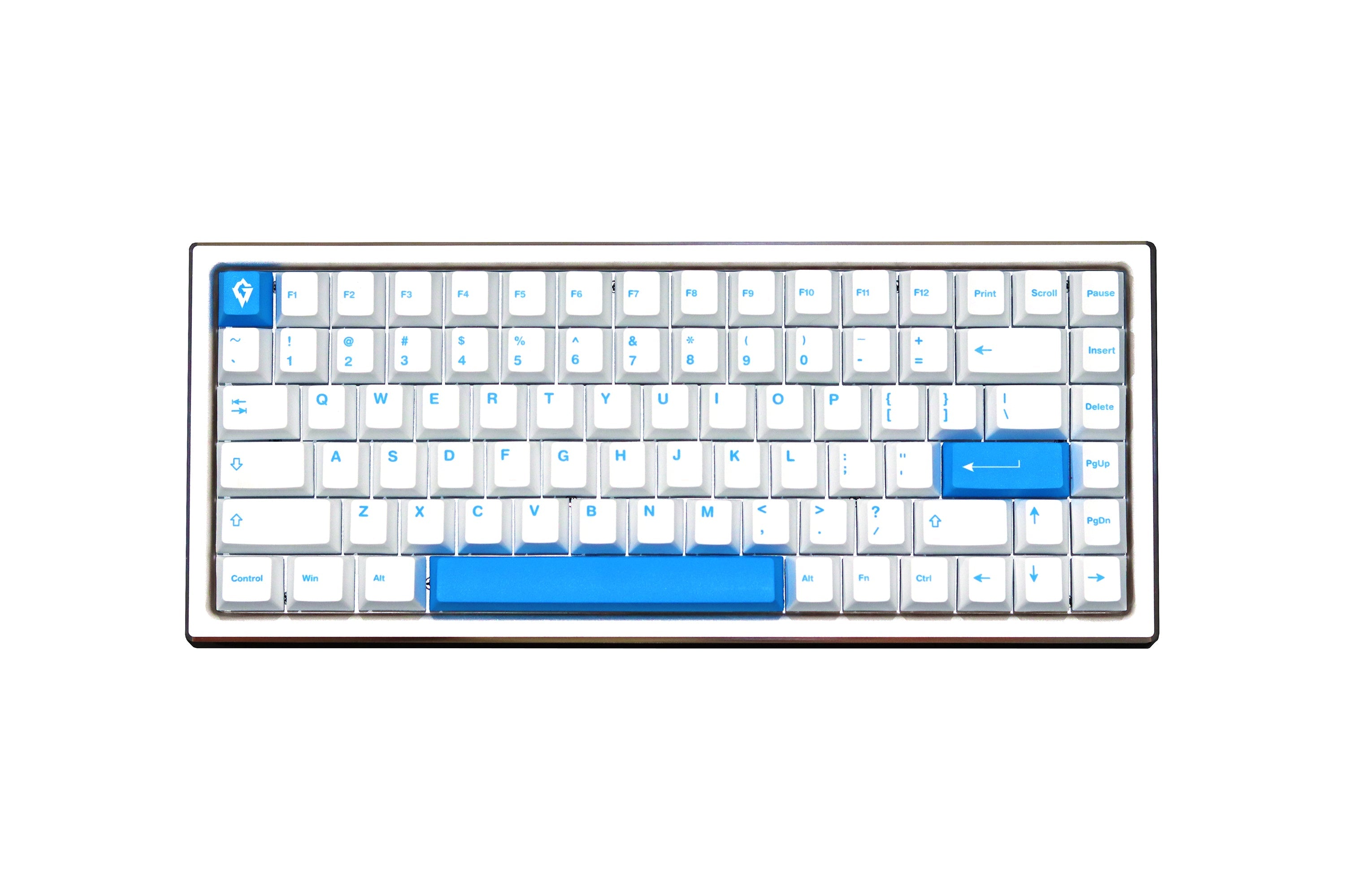 Glacier Blue PBT Cherry Profile Keycaps Set-