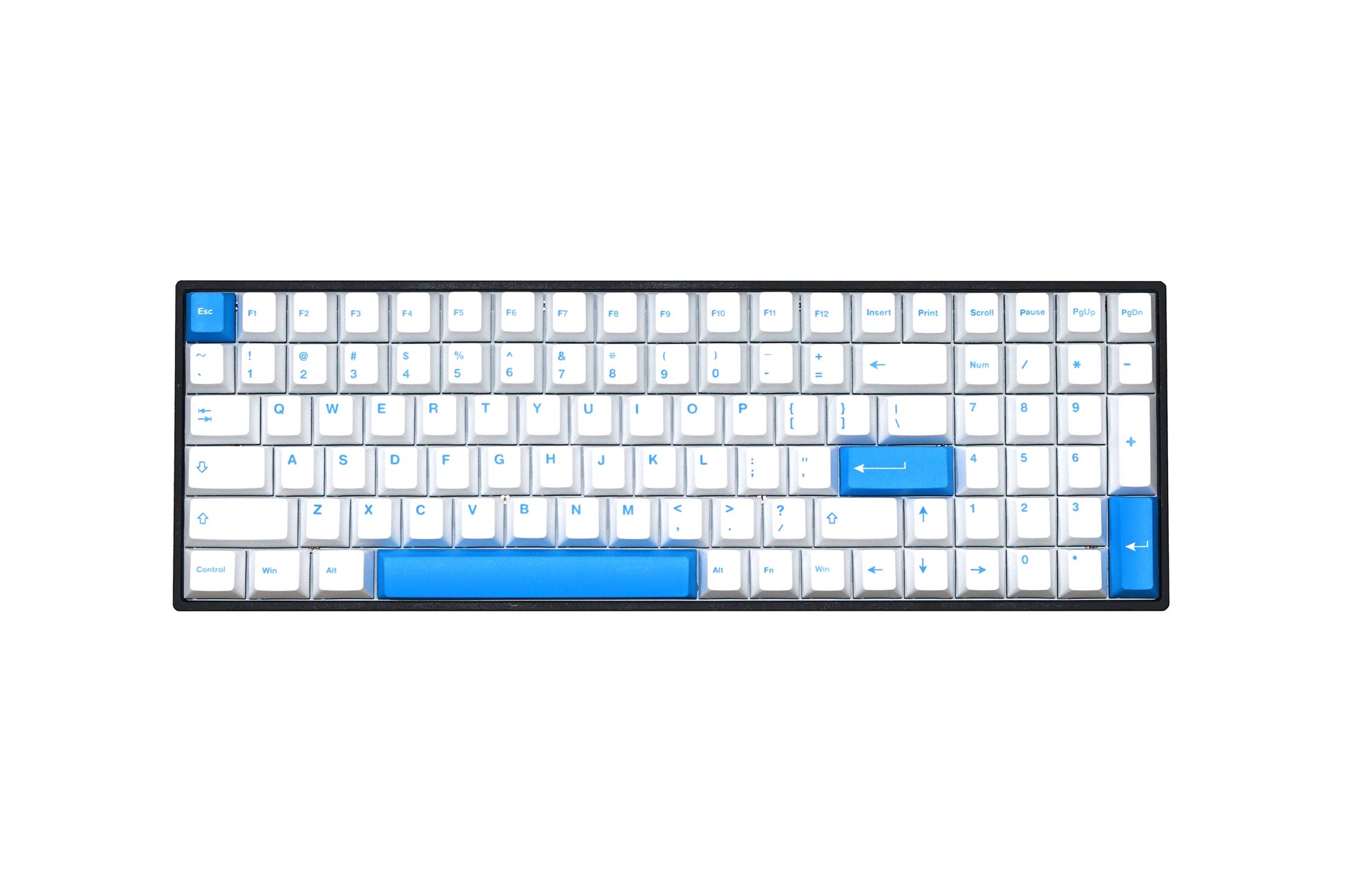 Glacier Blue PBT Cherry Profile Keycaps Set-