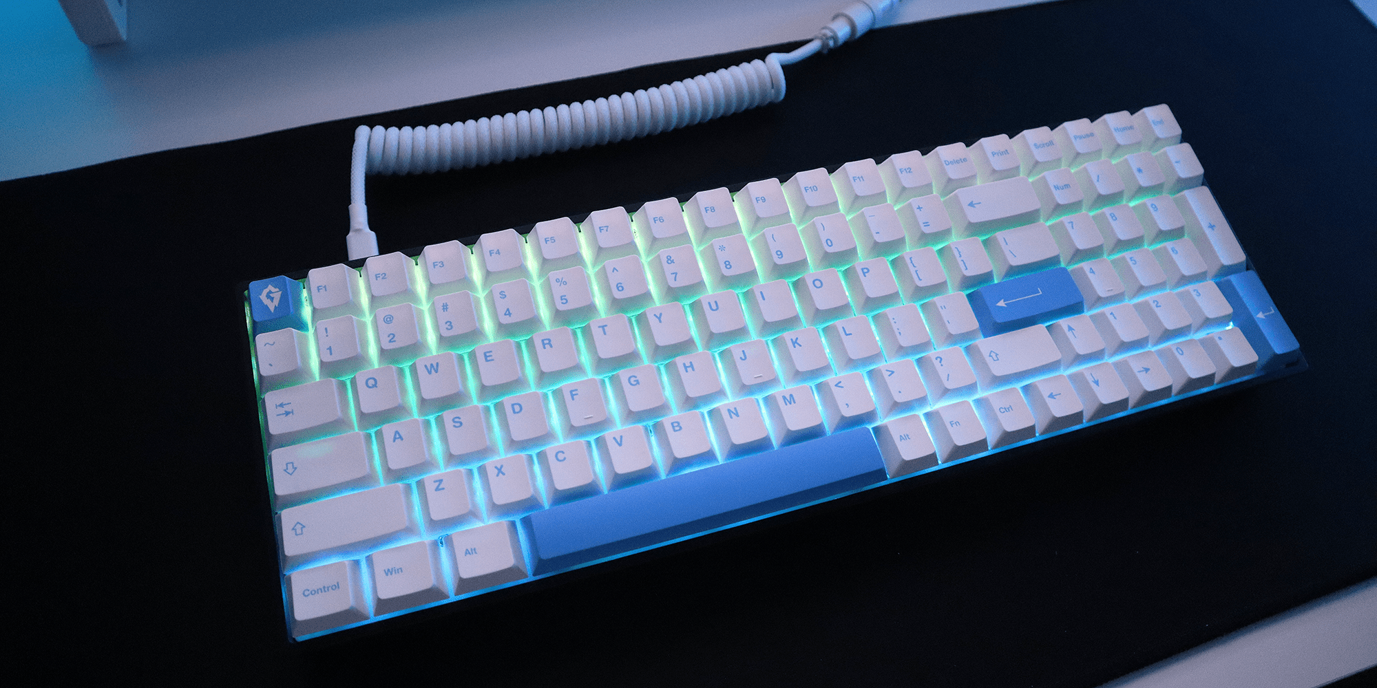 Glacier Blue Keycaps Set