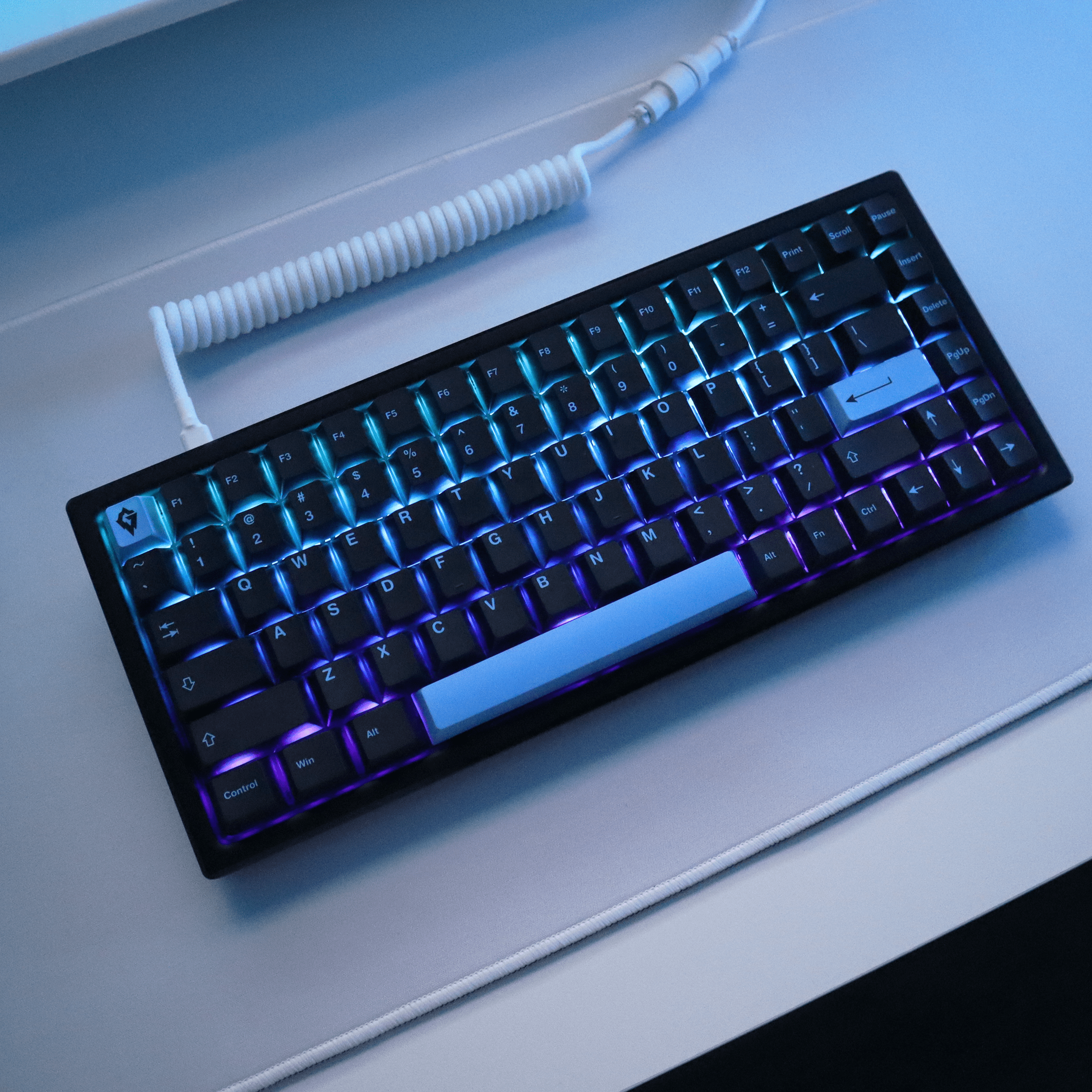 Glacier Blue Keycaps Set