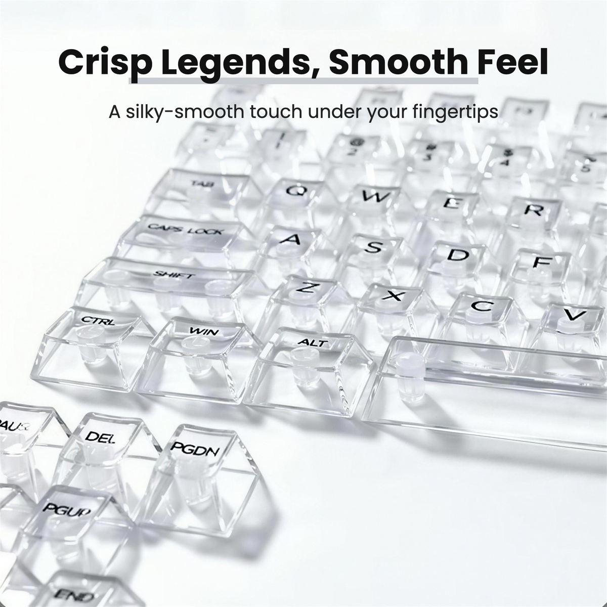 Glacier Clear Keycaps Set
