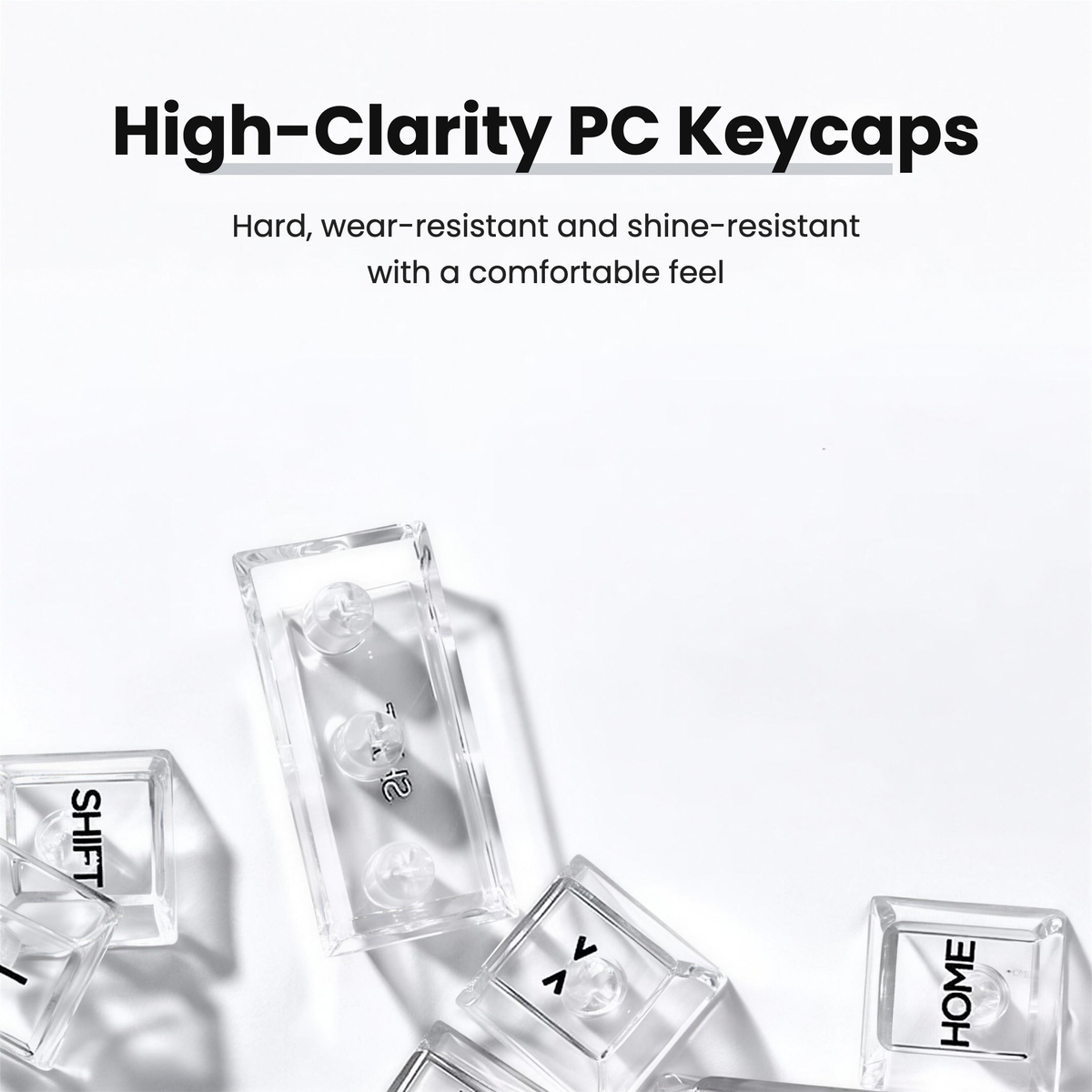 Glacier Clear Keycaps Set