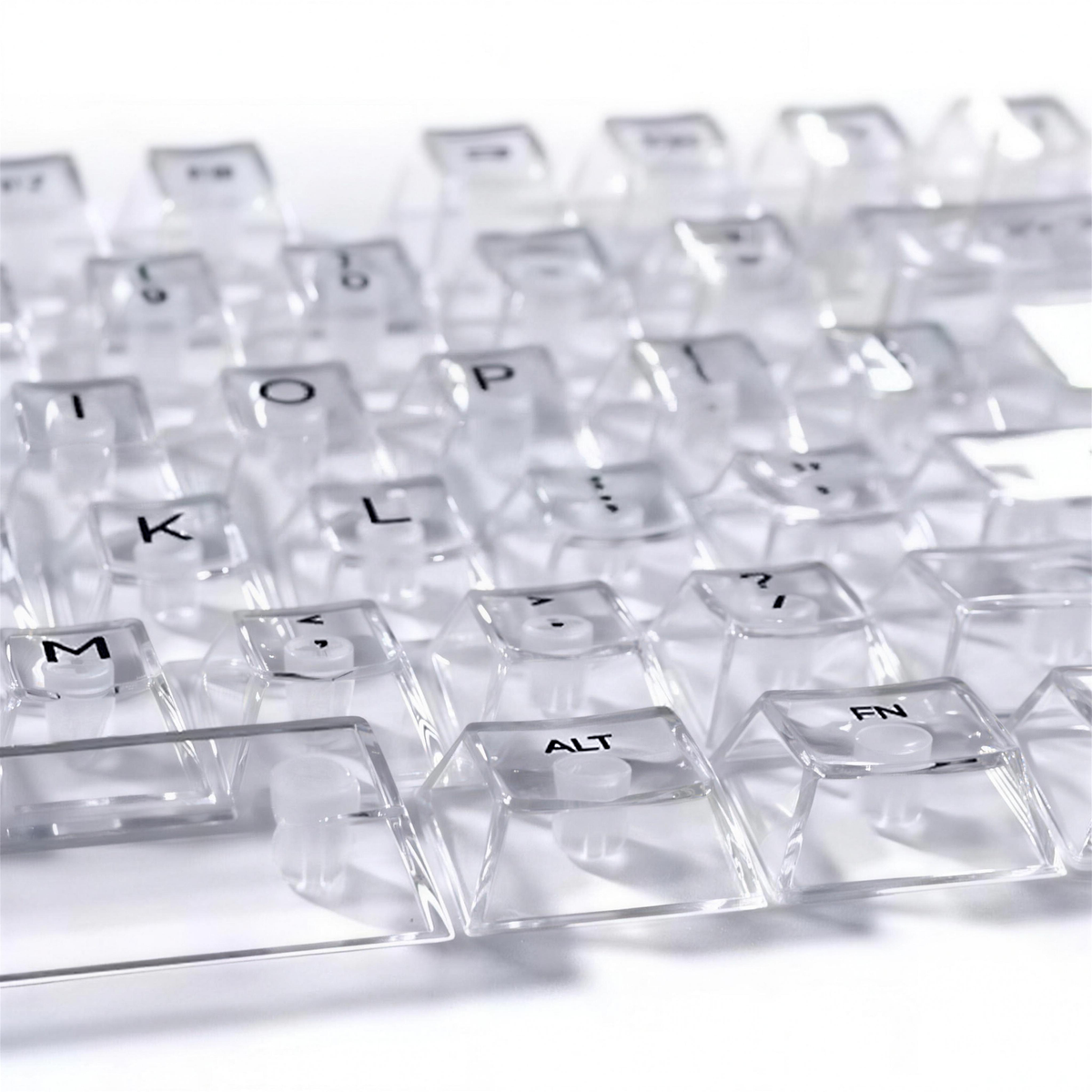 Glacier Clear Keycaps Set