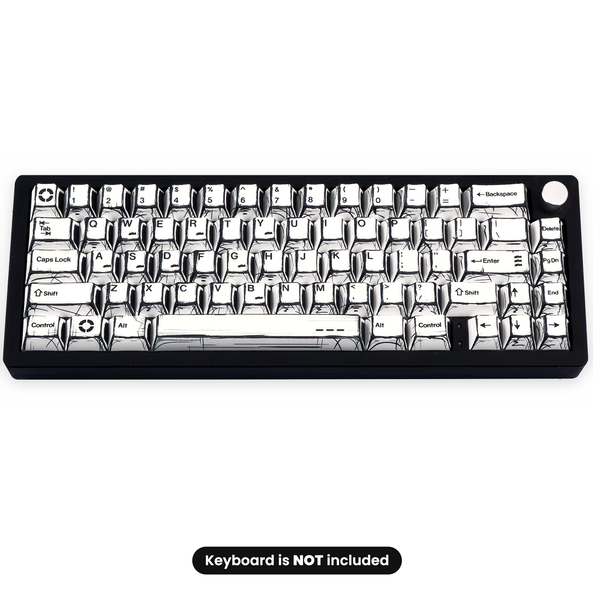 Glacier Comic Keycaps Set