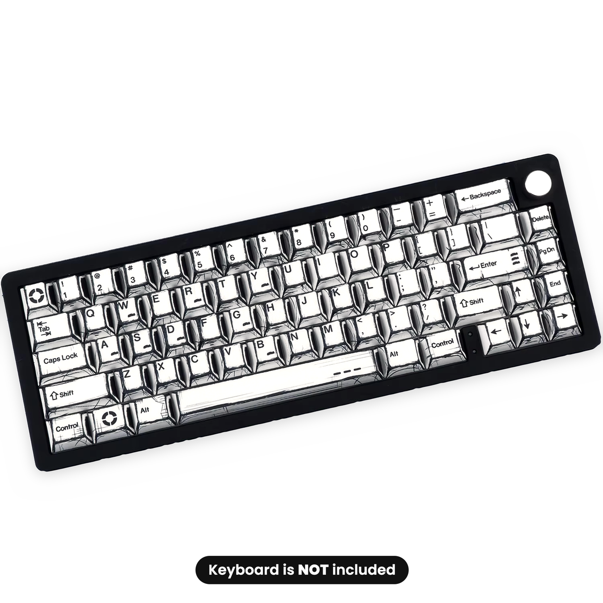 Glacier Comic Keycaps Set
