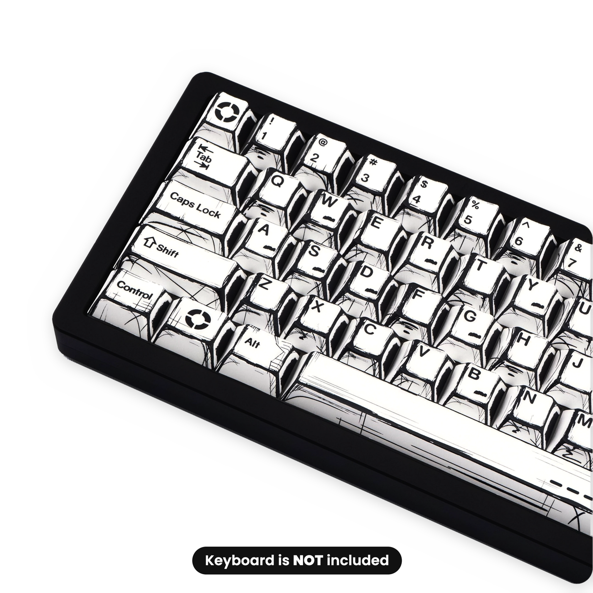 Glacier Comic Keycaps Set