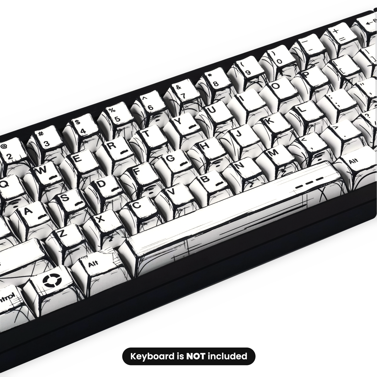 Glacier Comic Keycaps Set