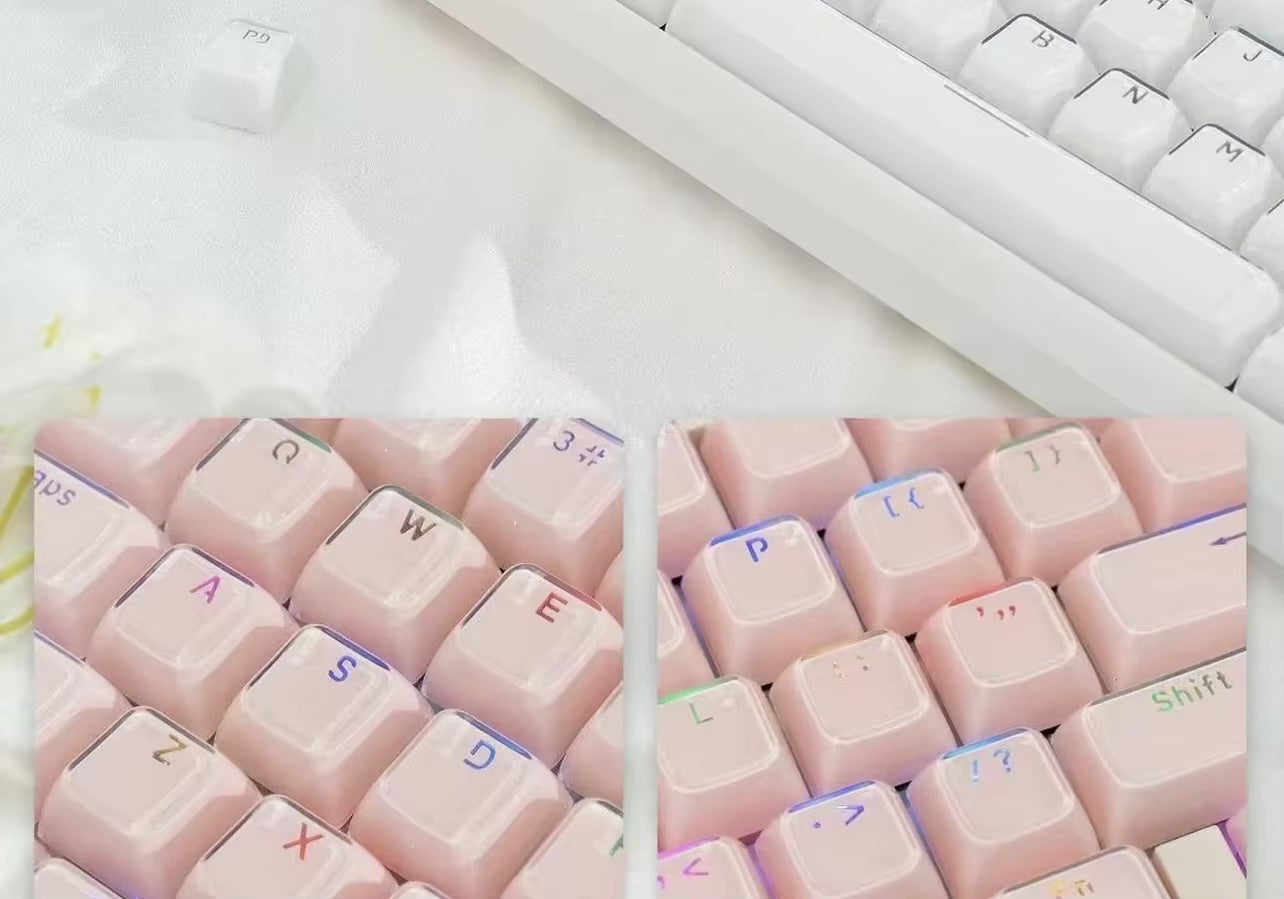 Glacier Crystal Jelly Keycaps Set