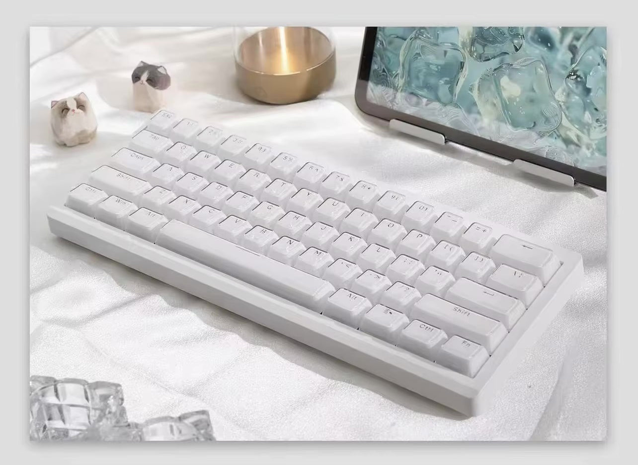 Glacier Crystal Jelly Keycaps Set