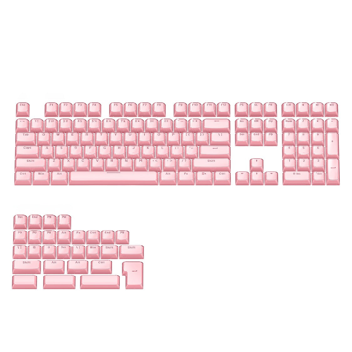 Glacier Crystal Jelly Keycaps Set