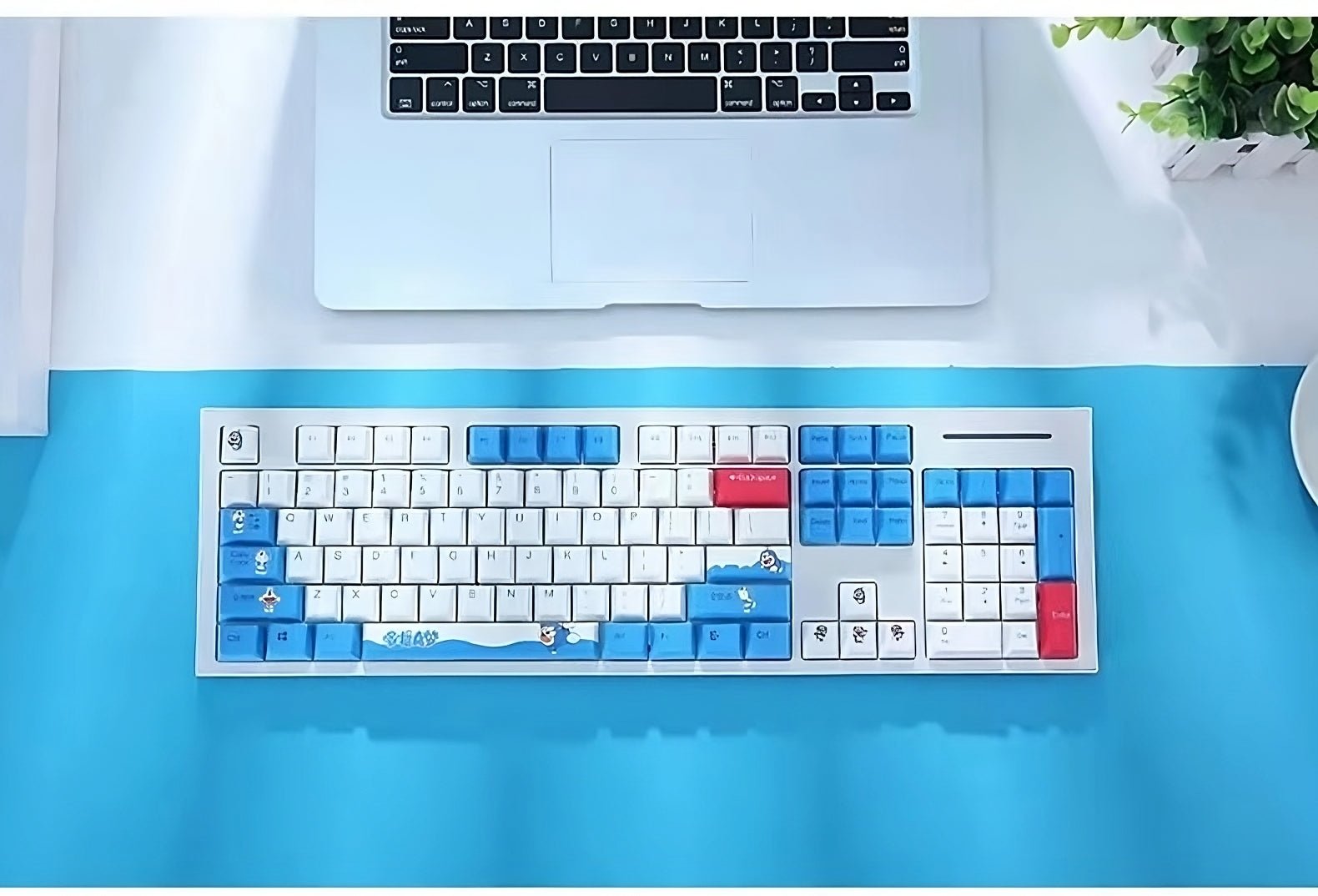Glacier Doraemon Keycaps Set - Thumbnail 2