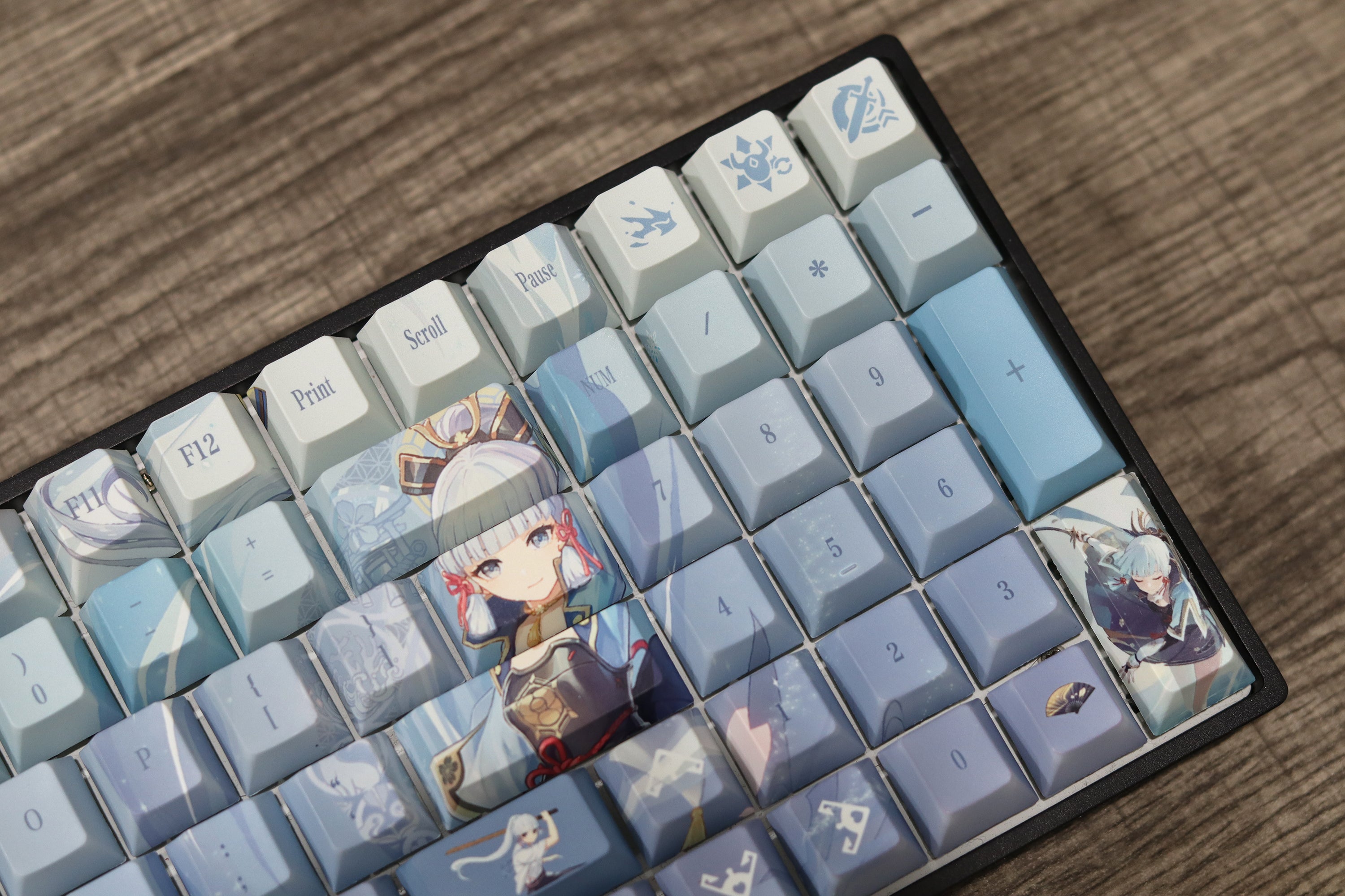 Glacier Genshin Impact PBT Dye-Sublimation Cherry Profile Full Keycaps Set-