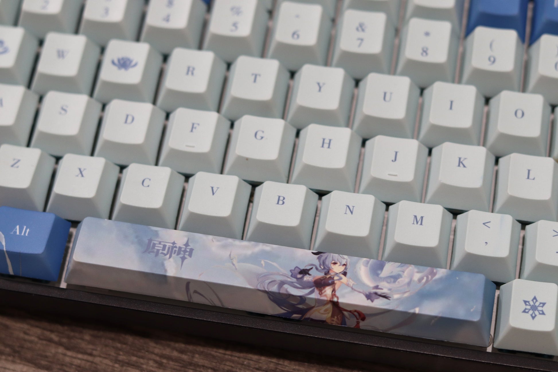 Glacier Genshin Impact PBT Dye-Sublimation Cherry Profile Full Keycaps Set-