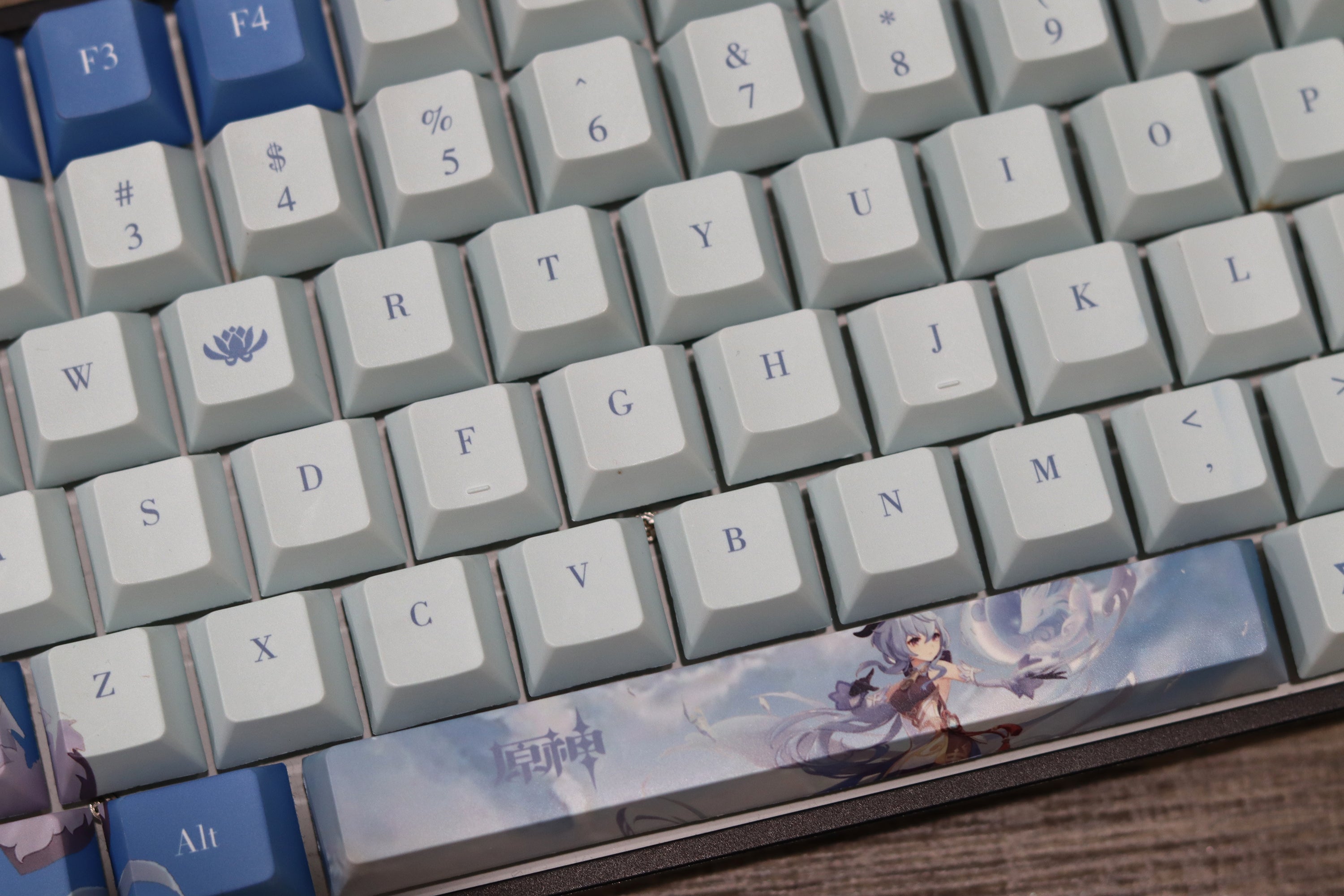 Glacier Genshin Impact PBT Dye-Sublimation Cherry Profile Full Keycaps Set-