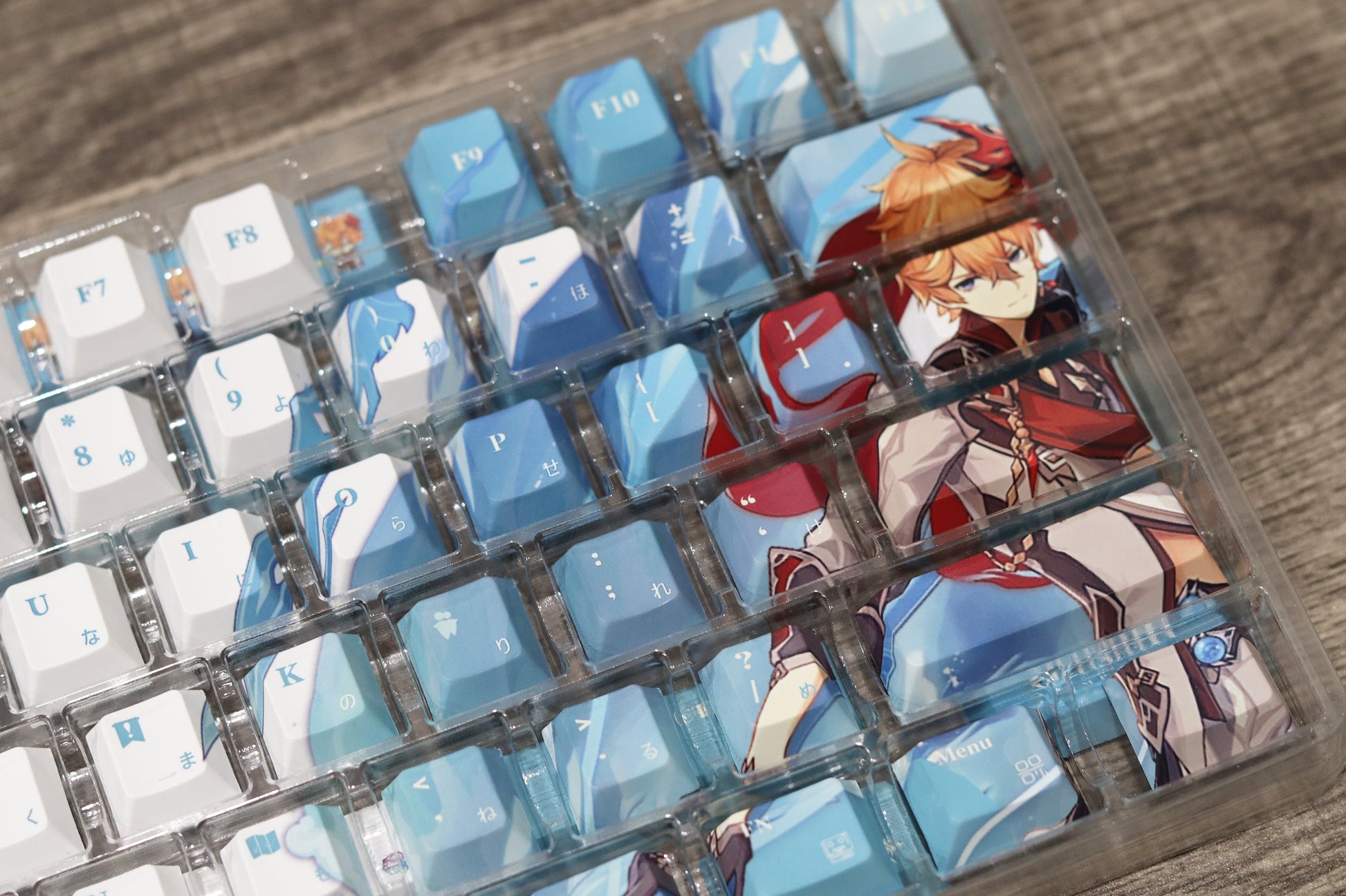 Glacier Genshin Impact PBT Dye-Sublimation Cherry Profile Full Keycaps Set-