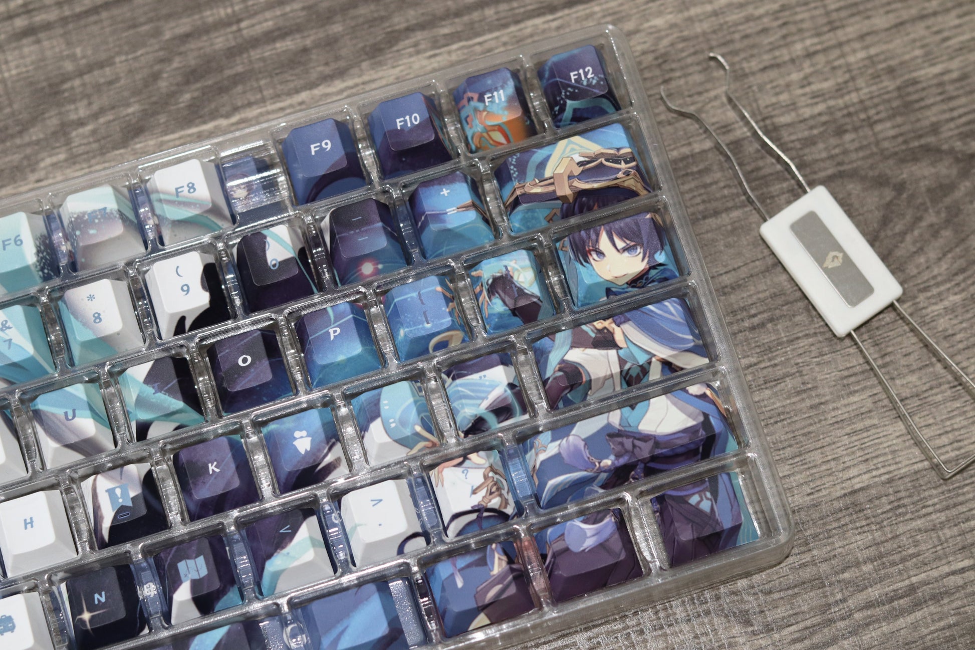 Glacier Genshin Impact PBT Dye-Sublimation Cherry Profile Full Keycaps Set-