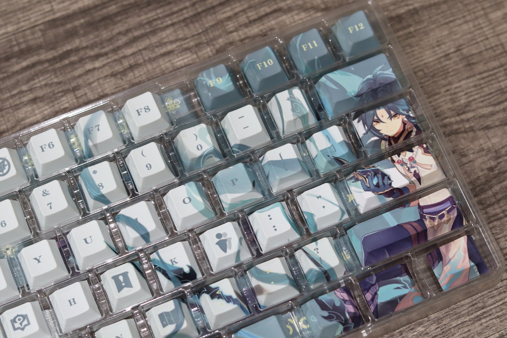 Glacier Genshin Impact PBT Dye-Sublimation Cherry Profile Full Keycaps Set-