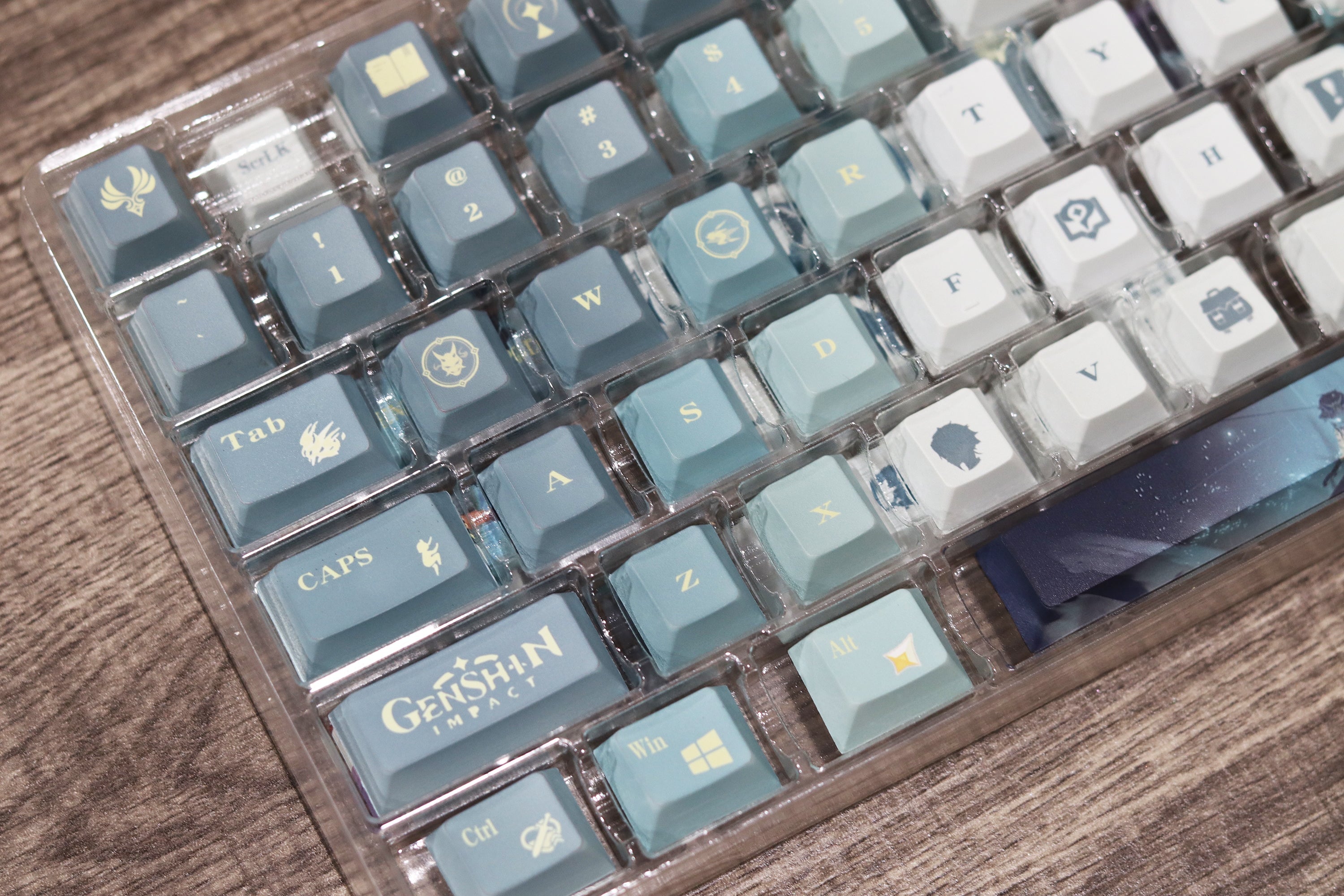 Glacier Genshin Impact PBT Dye-Sublimation Cherry Profile Full Keycaps Set-