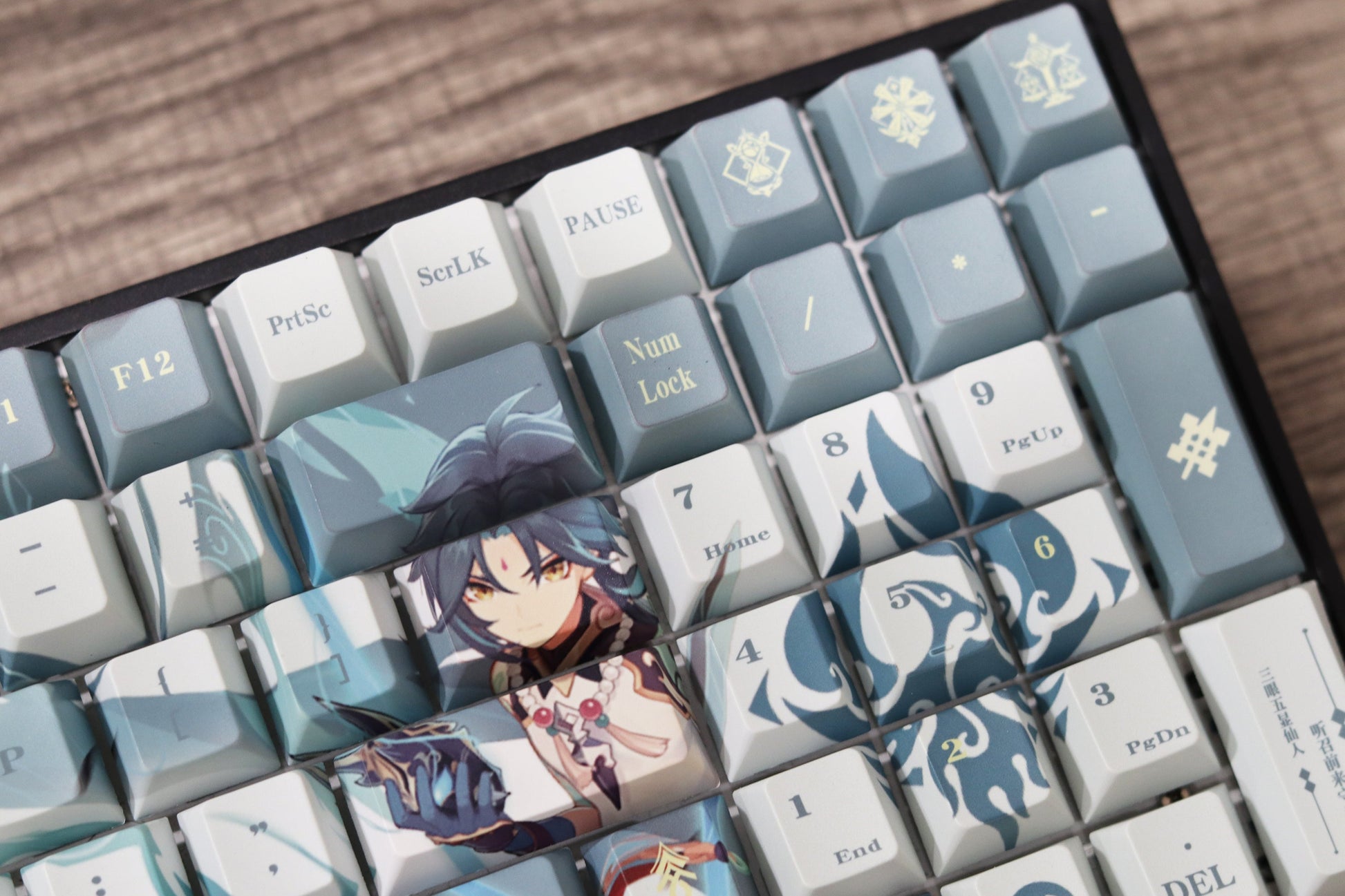 Glacier Genshin Impact PBT Dye-Sublimation Cherry Profile Full Keycaps Set-