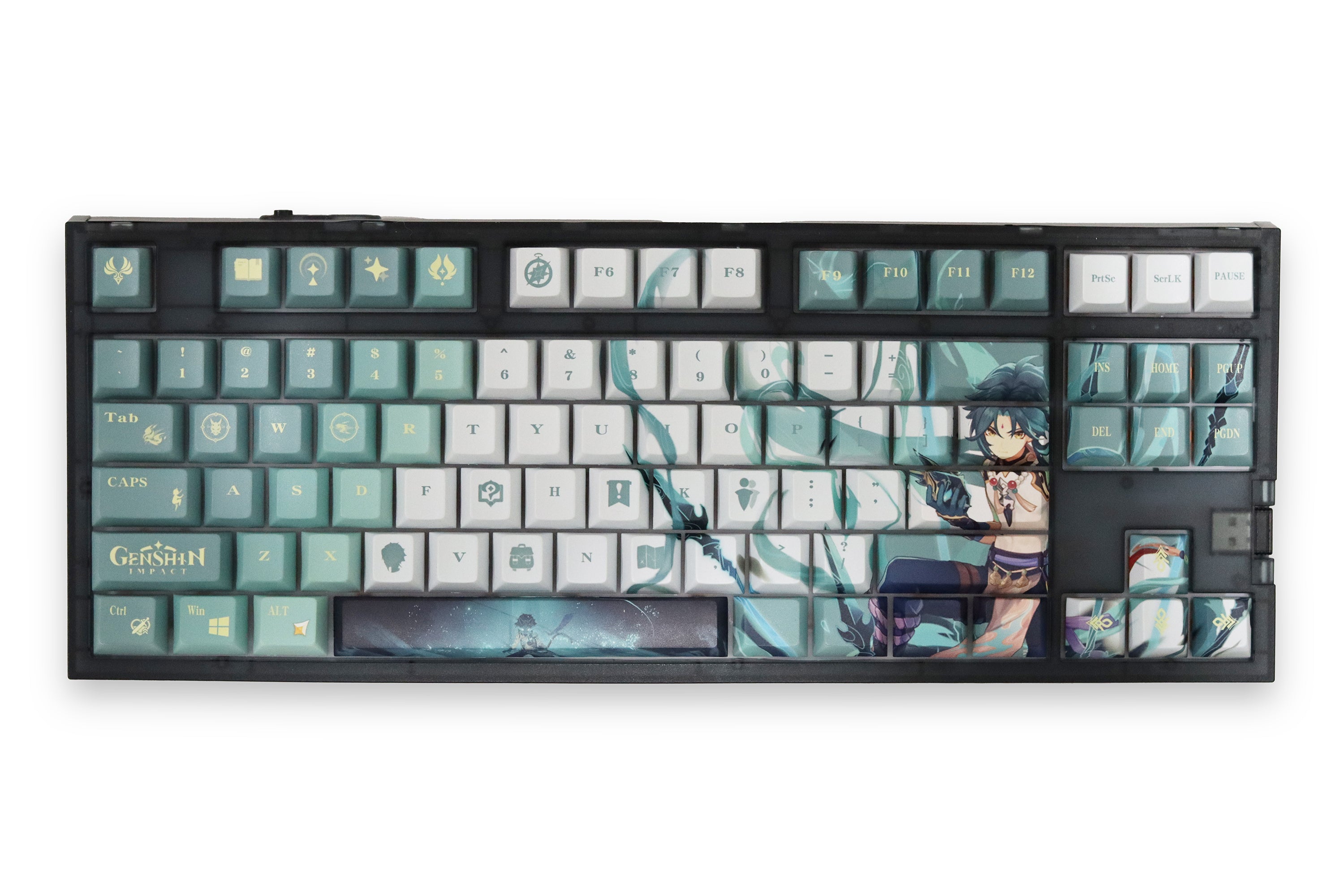 Glacier Genshin Impact PBT Dye-Sublimation Cherry Profile Full Keycaps Set