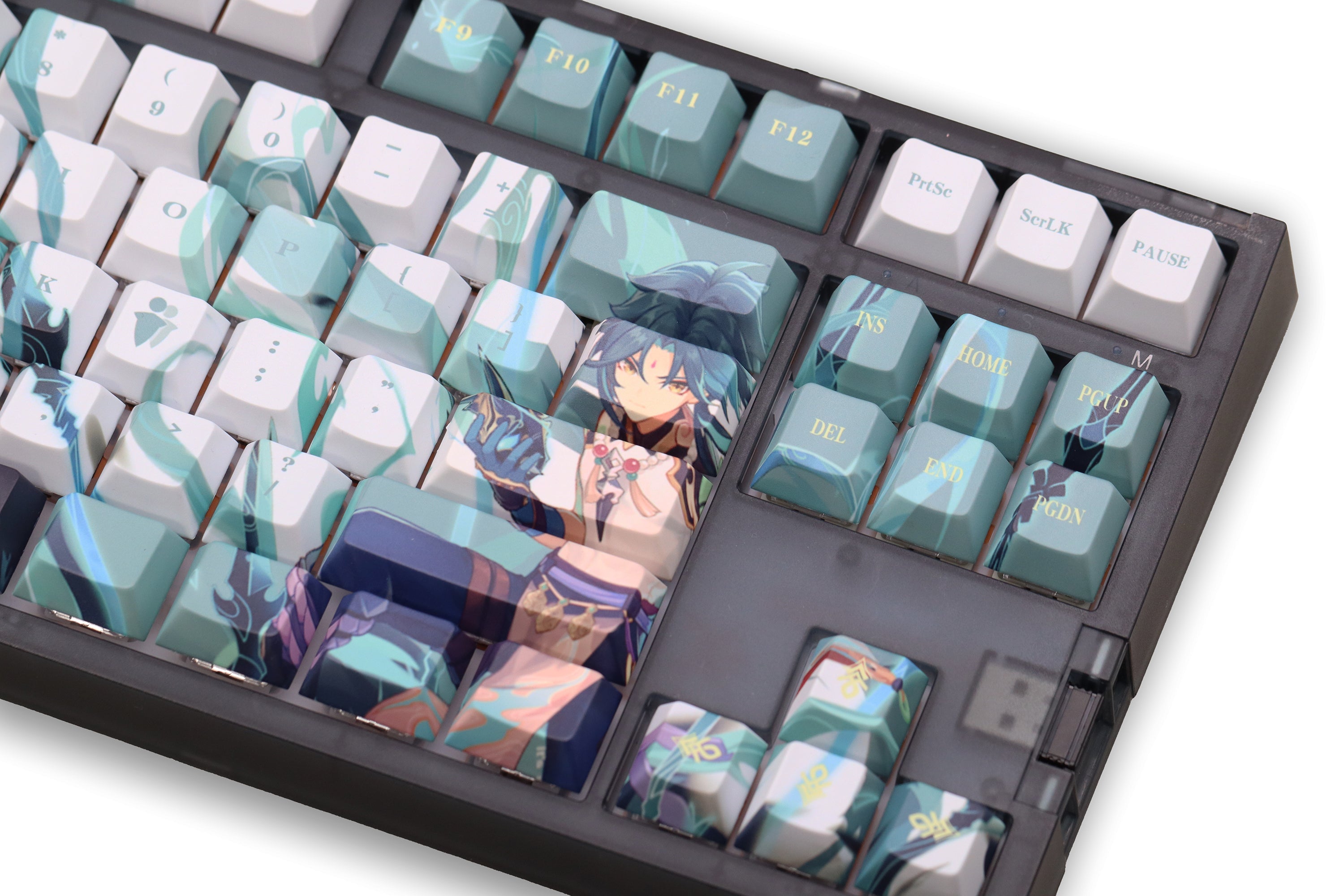 Glacier Genshin Impact PBT Dye-Sublimation Cherry Profile Full Keycaps Set