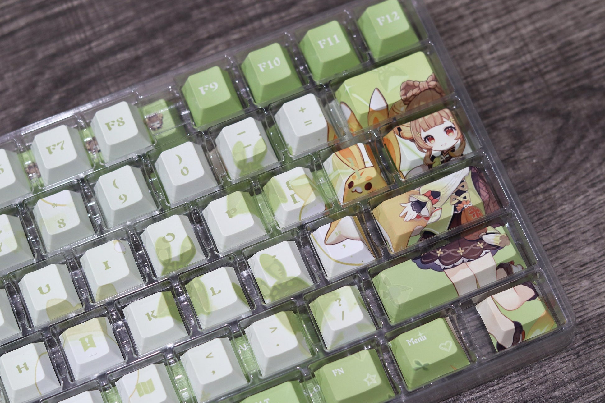 Glacier Genshin Impact PBT Dye-Sublimation Cherry Profile Full Keycaps Set-