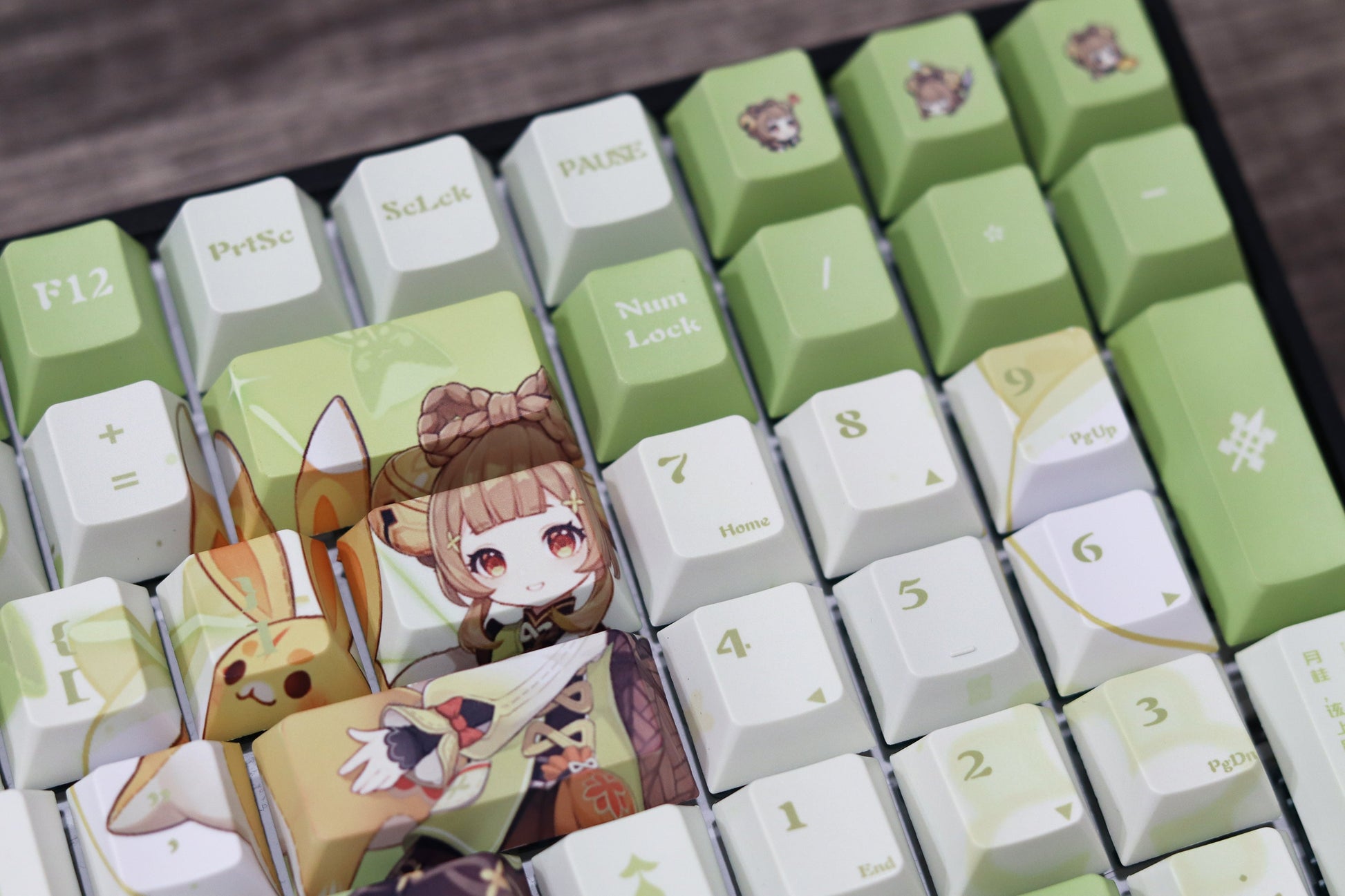 Glacier Genshin Impact PBT Dye-Sublimation Cherry Profile Full Keycaps Set-