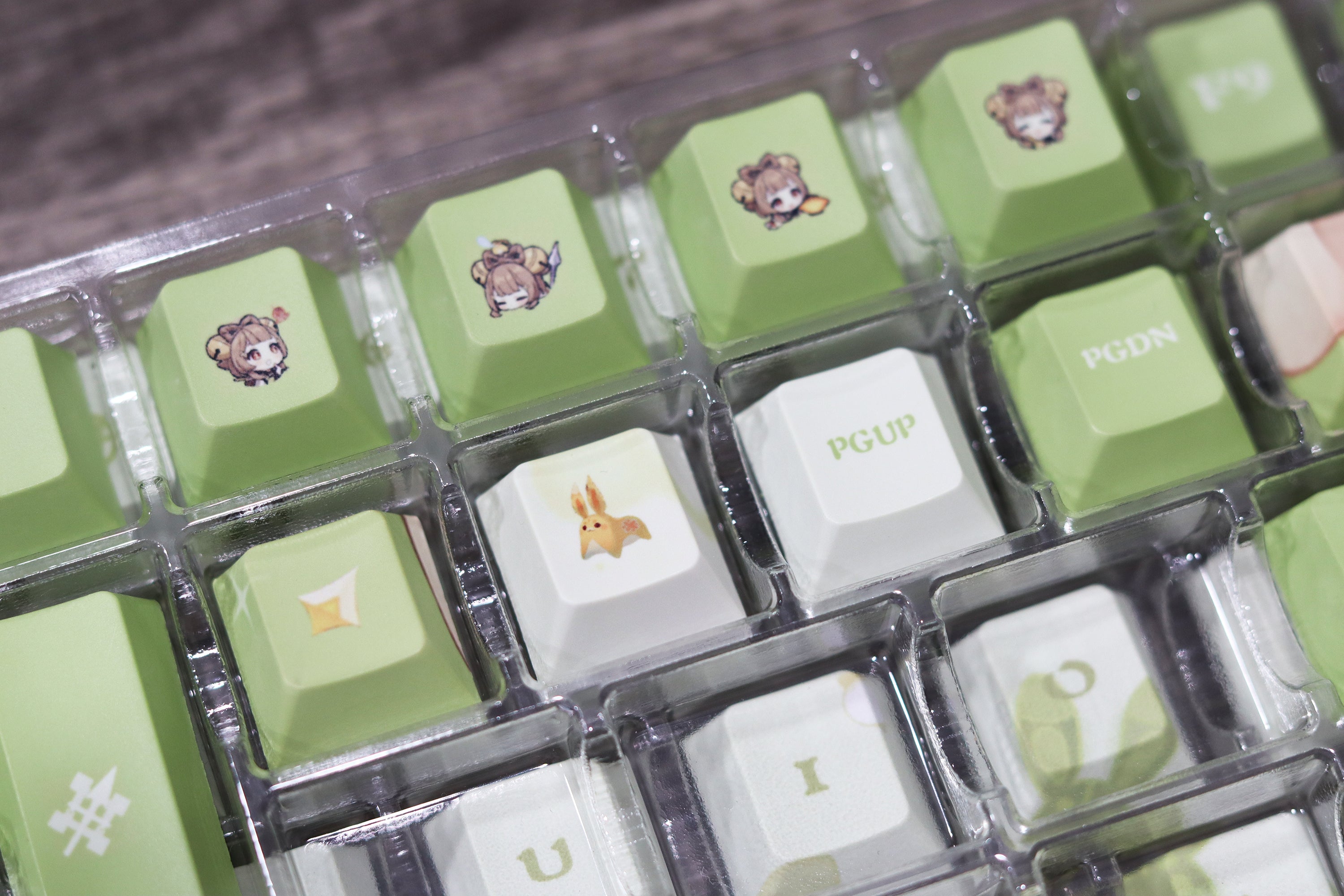 Glacier Genshin Impact PBT Dye-Sublimation Cherry Profile Full Keycaps Set-