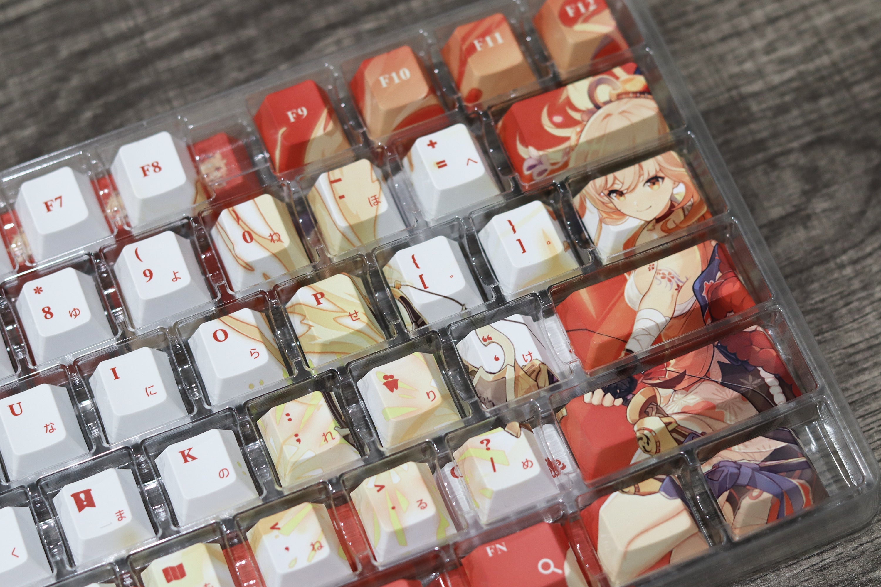 Glacier Genshin Impact PBT Dye-Sublimation Cherry Profile Full Keycaps Set-