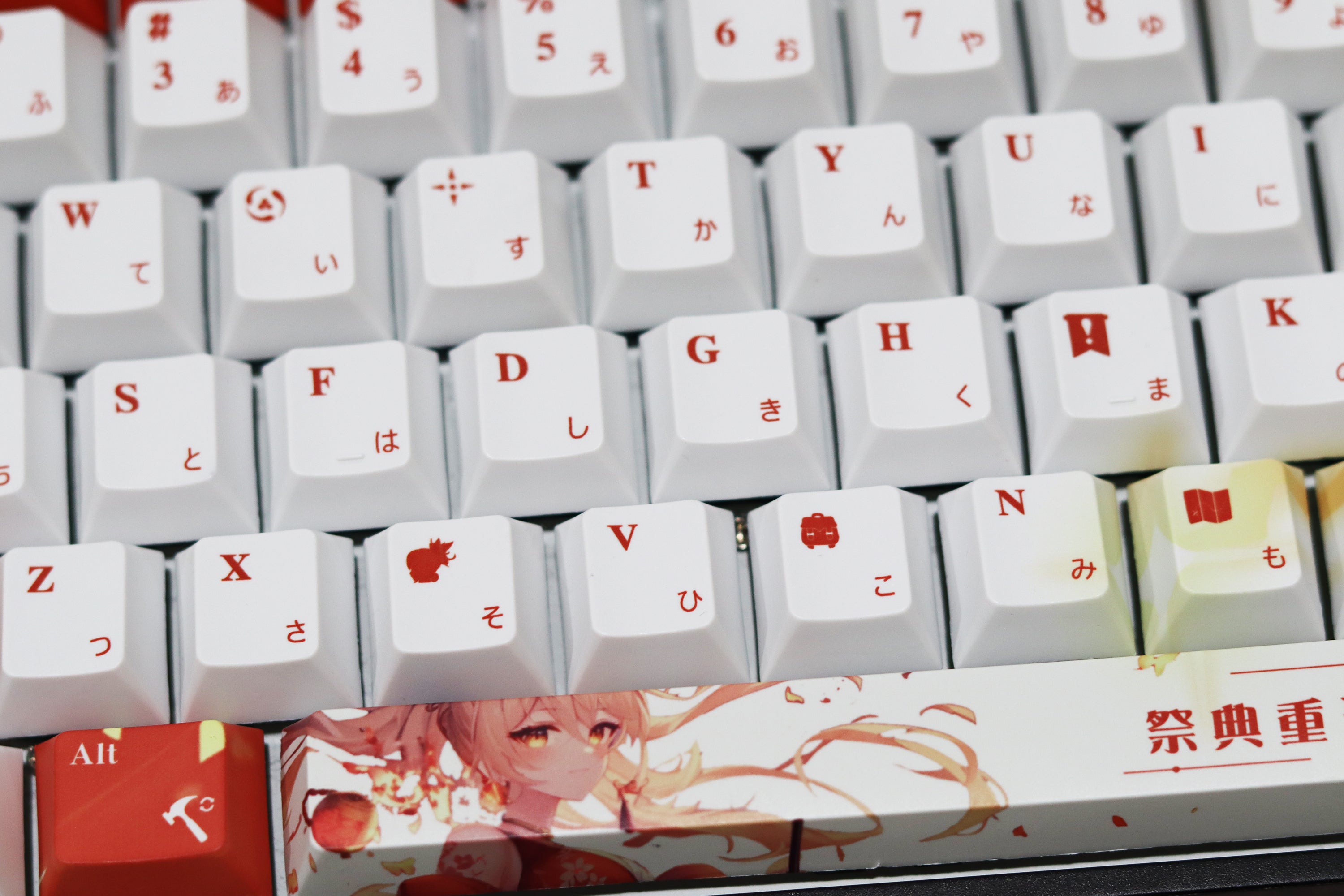 Glacier Genshin Impact PBT Dye-Sublimation Cherry Profile Full Keycaps Set-