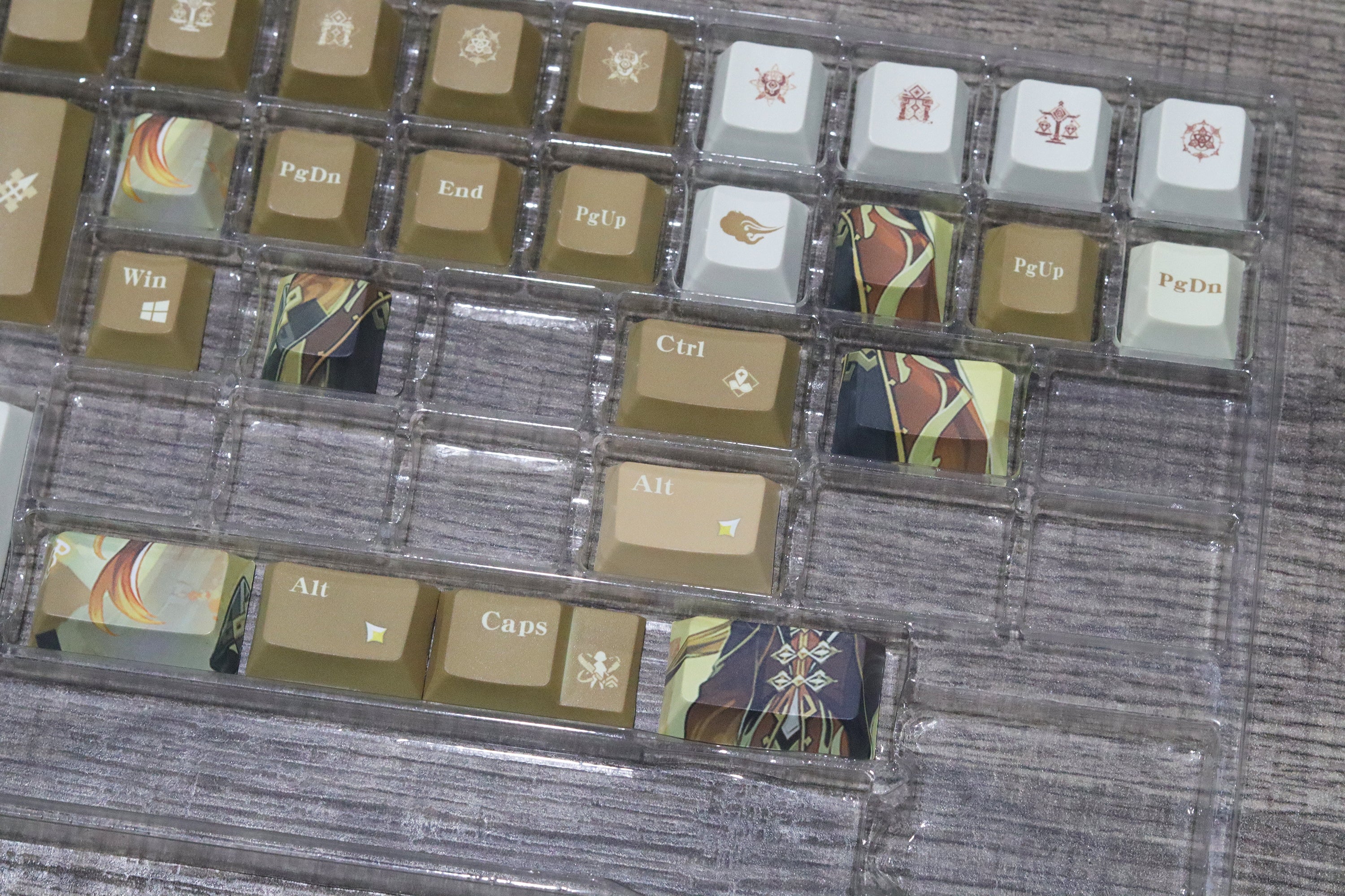 Glacier Genshin Impact Keycaps Set