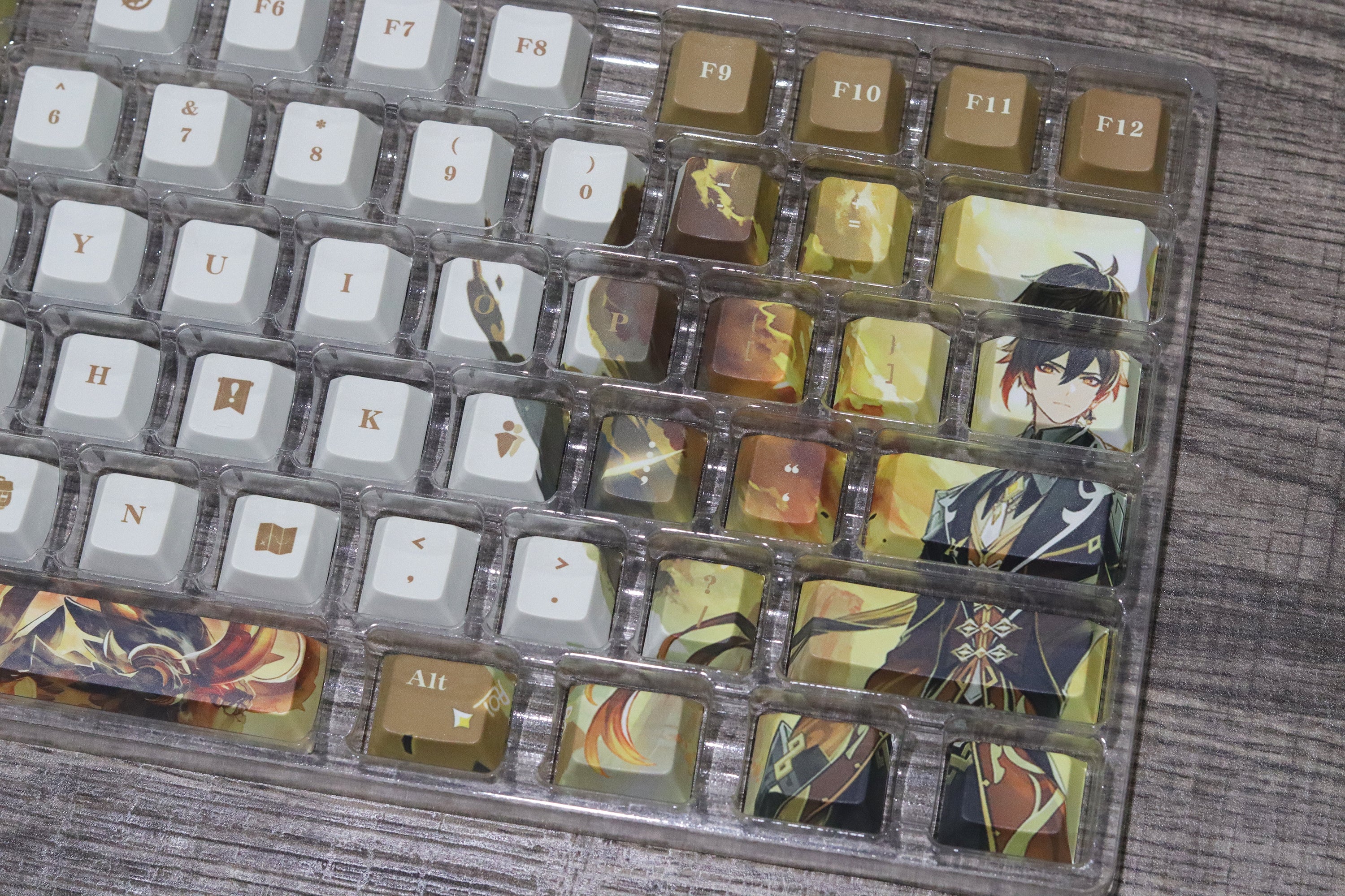 Glacier Genshin Impact Keycaps Set