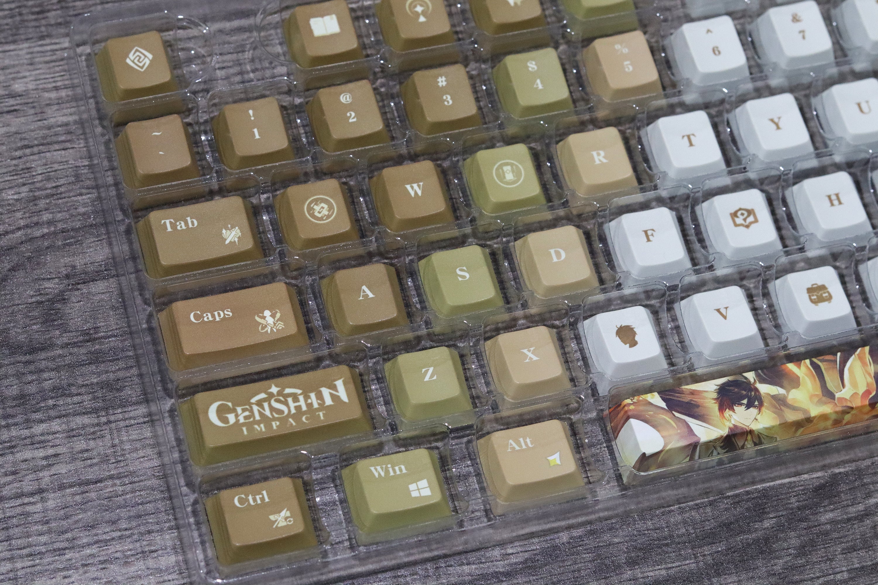 Glacier Genshin Impact Keycaps Set