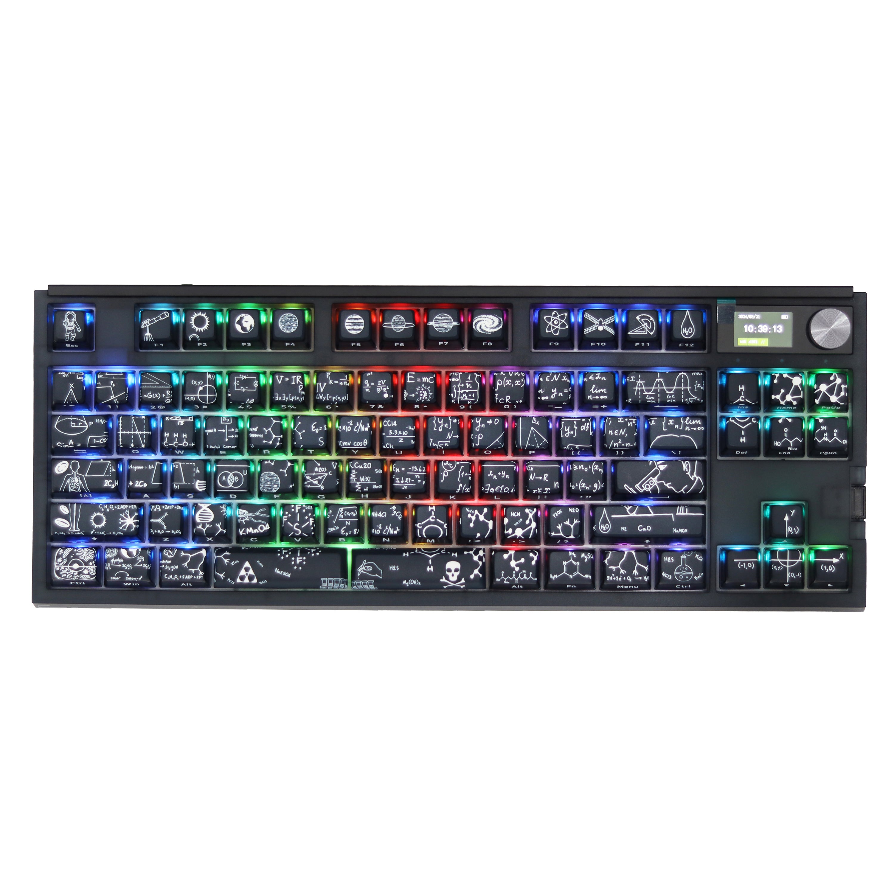 Glacier Skyloong GK87 Pro Youth Wireless/Wired Mechanical Keyboard-Scientist-